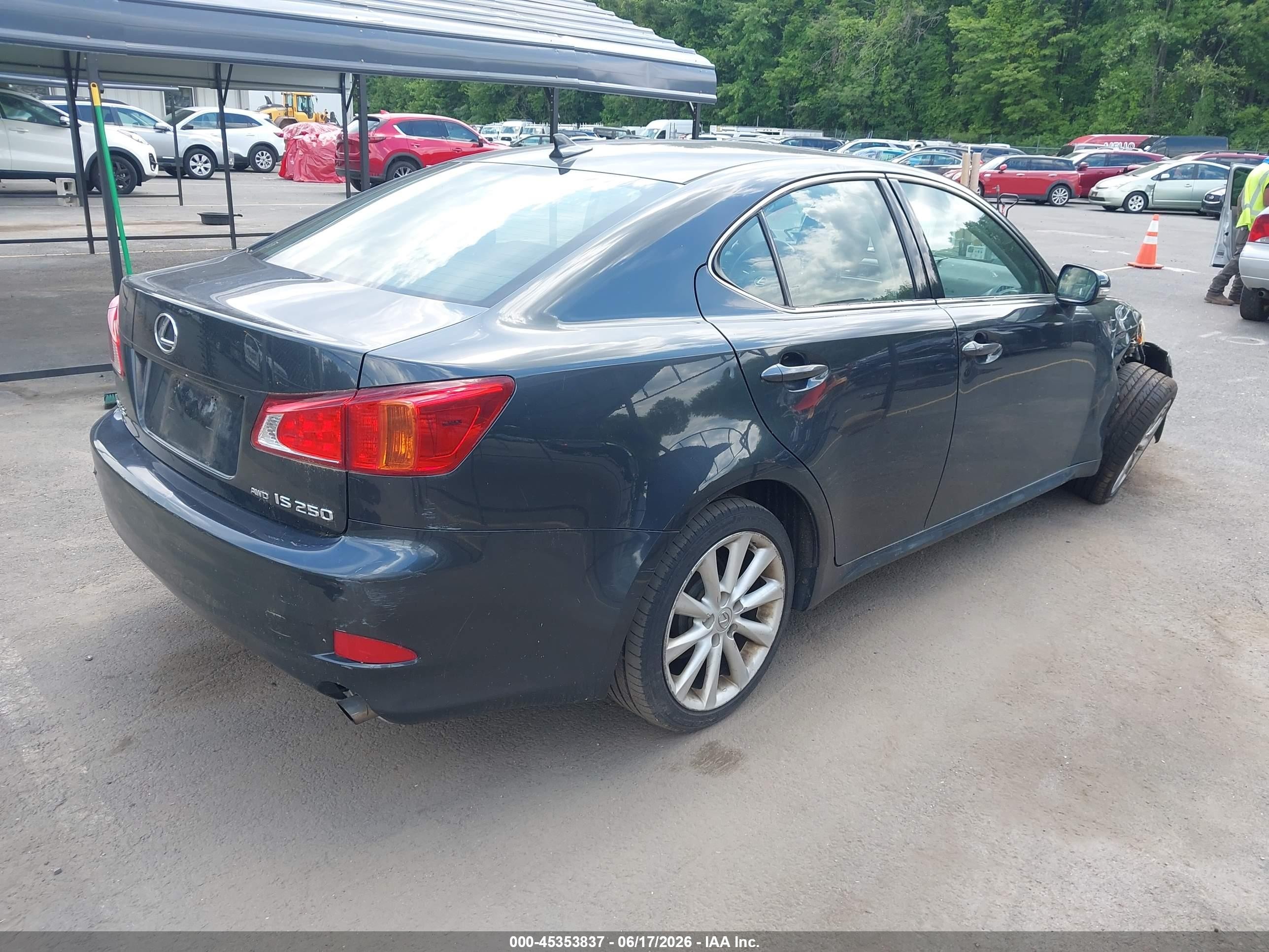2009 Lexus Is 250 Gray vin: JTHCK262195032210
