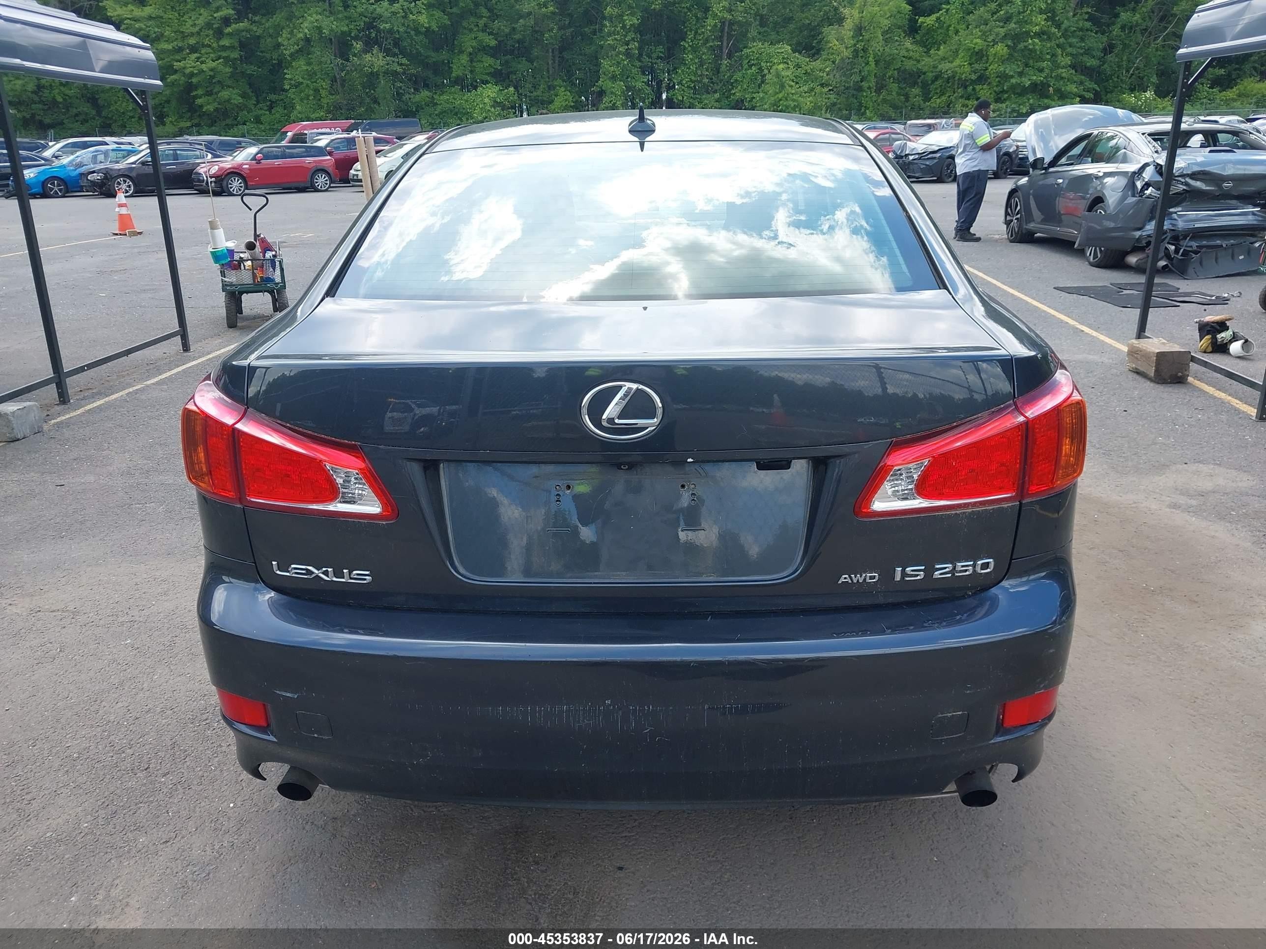2009 Lexus Is 250 Gray vin: JTHCK262195032210