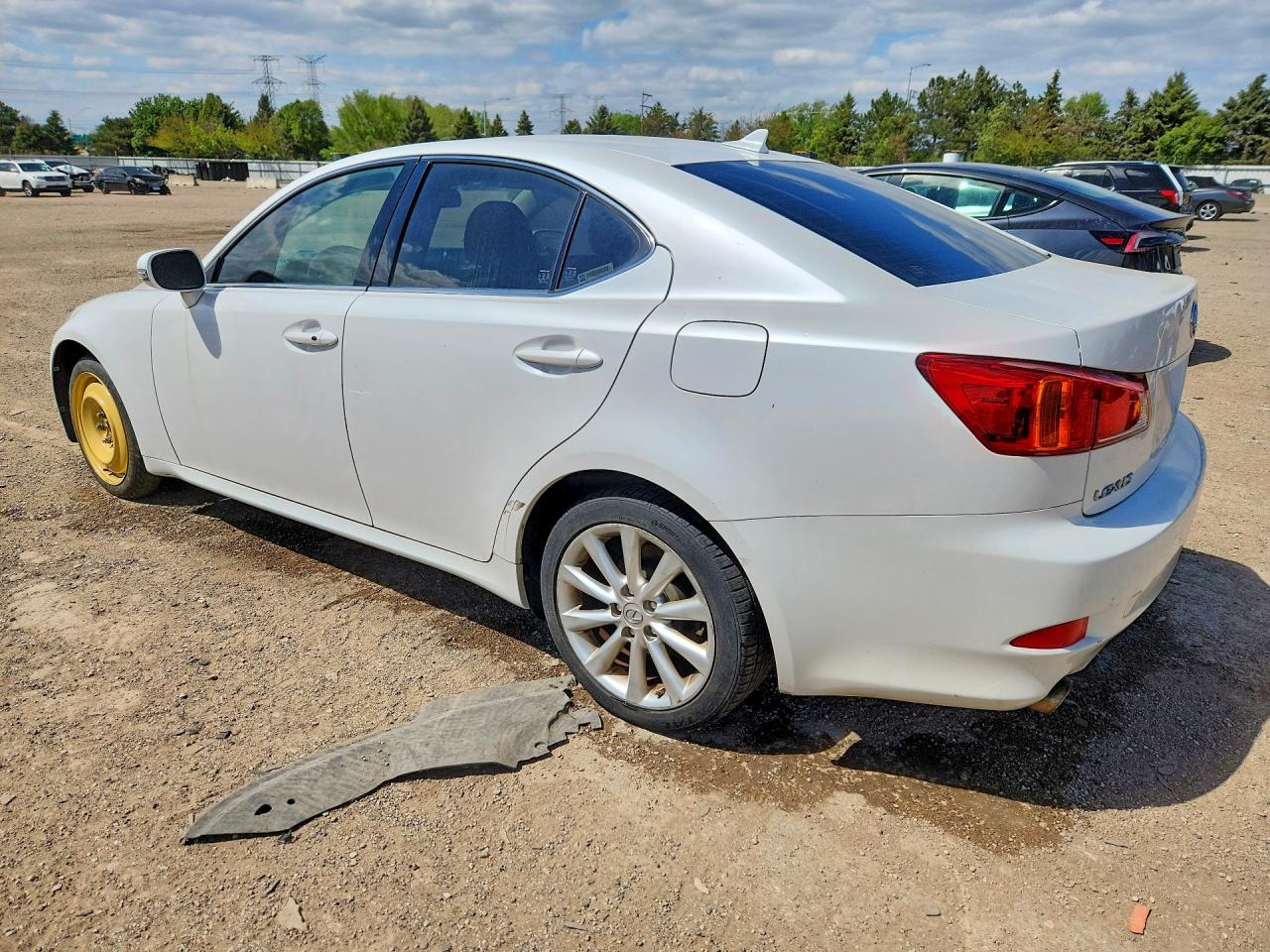 2009 Lexus Is 250 White vin: JTHCK262195034605