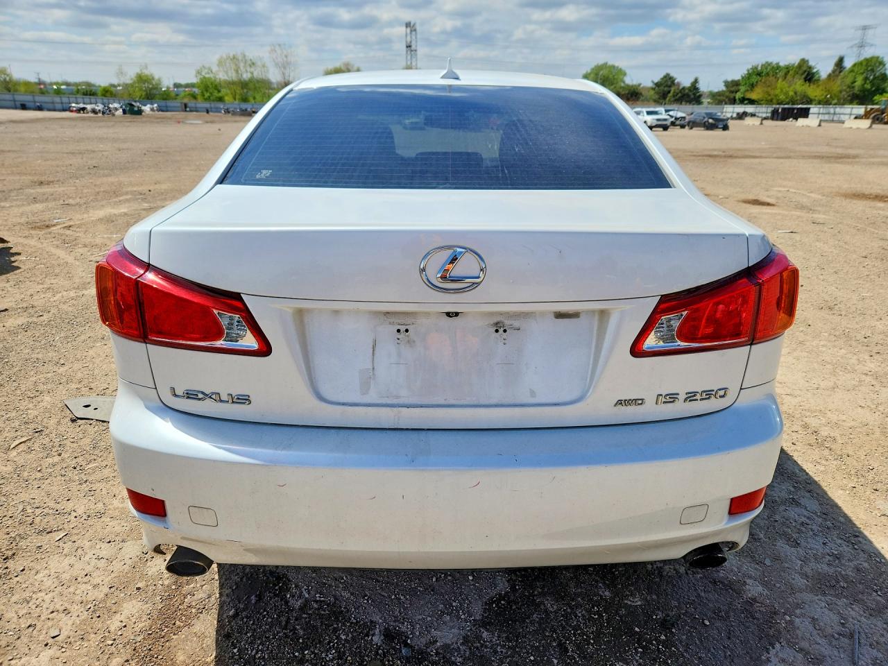 2009 Lexus Is 250 White vin: JTHCK262195034605