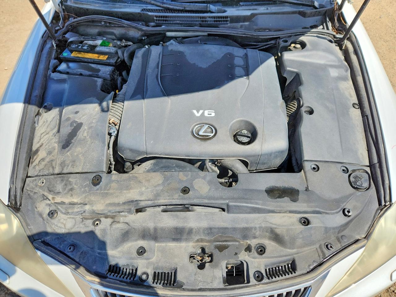 2009 Lexus Is 250 White vin: JTHCK262195034605
