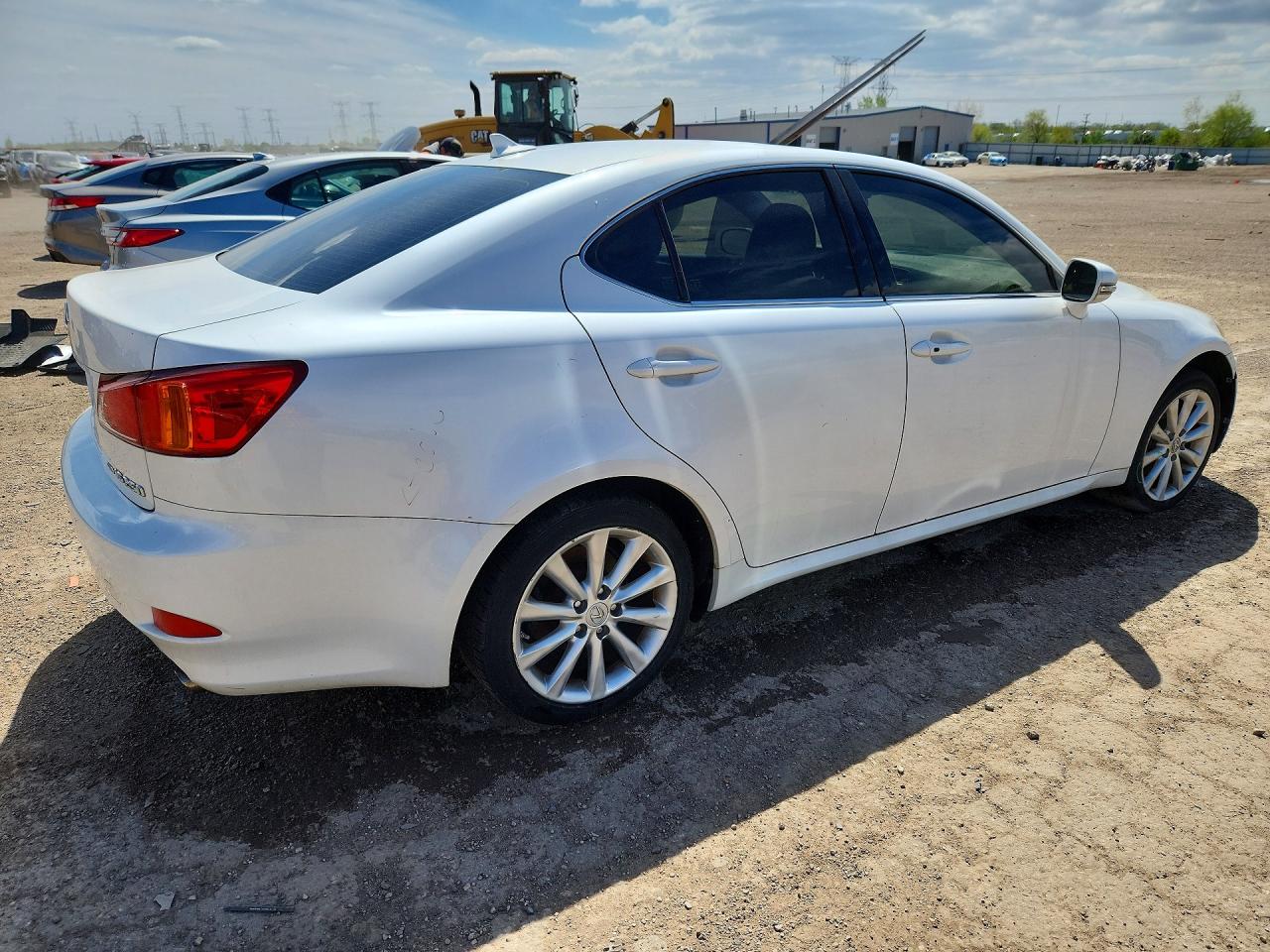 2009 Lexus Is 250 White vin: JTHCK262195034605
