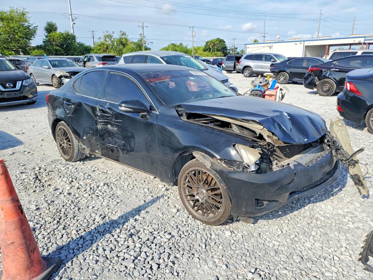2009 Lexus Is 250 Black vin: JTHCK262195034877