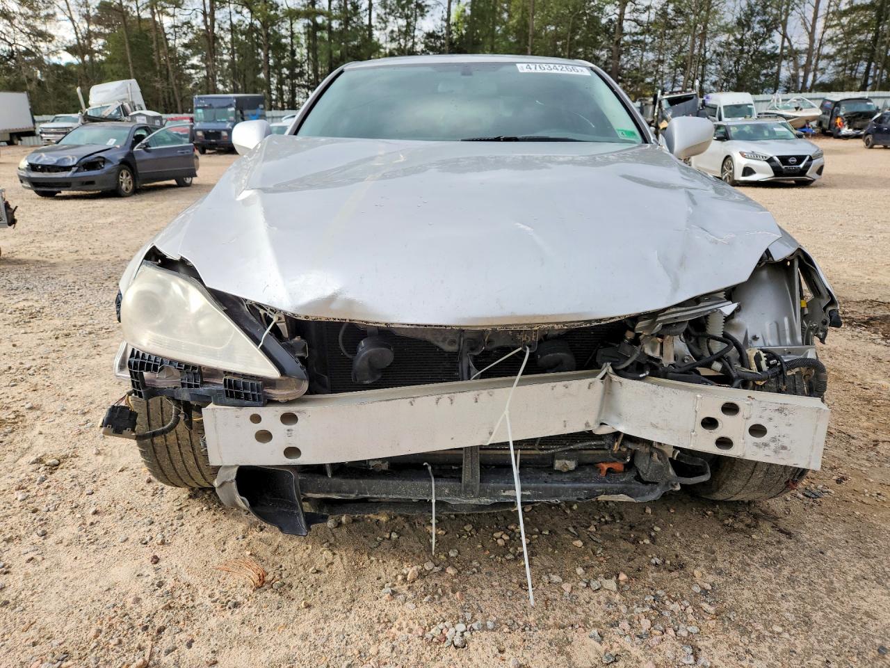 2007 Lexus Is 250 Base Silver vin: JTHCK262272012661