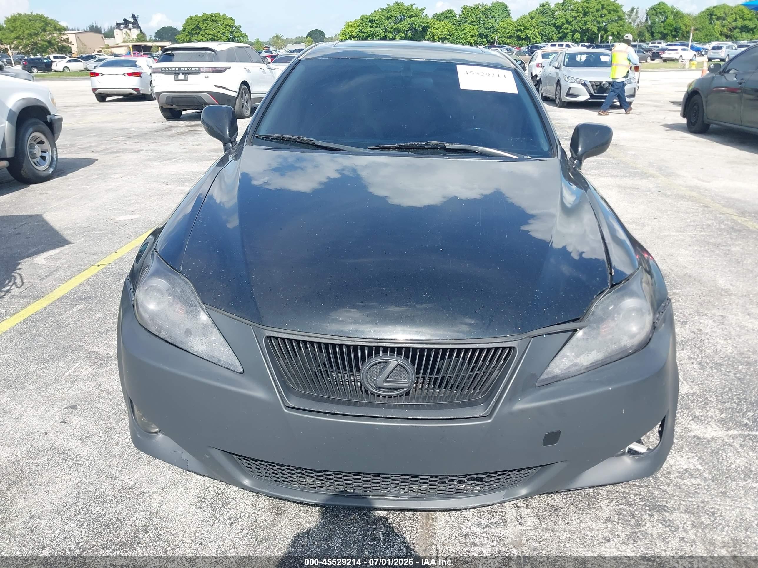 2007 Lexus Is 250   Black vin: JTHCK262272016869