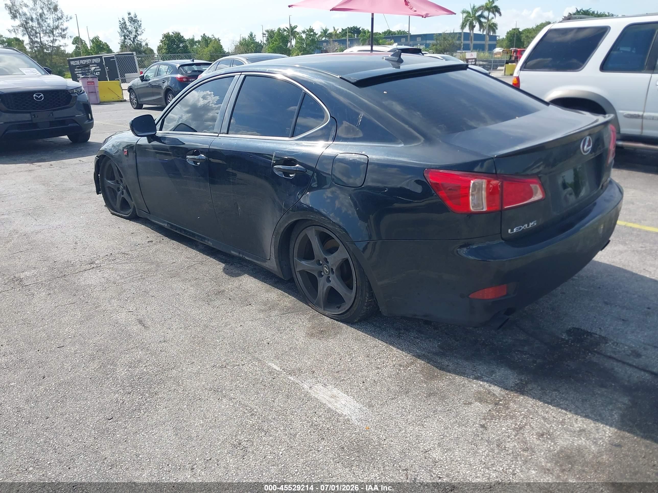 2007 Lexus Is 250   Black vin: JTHCK262272016869