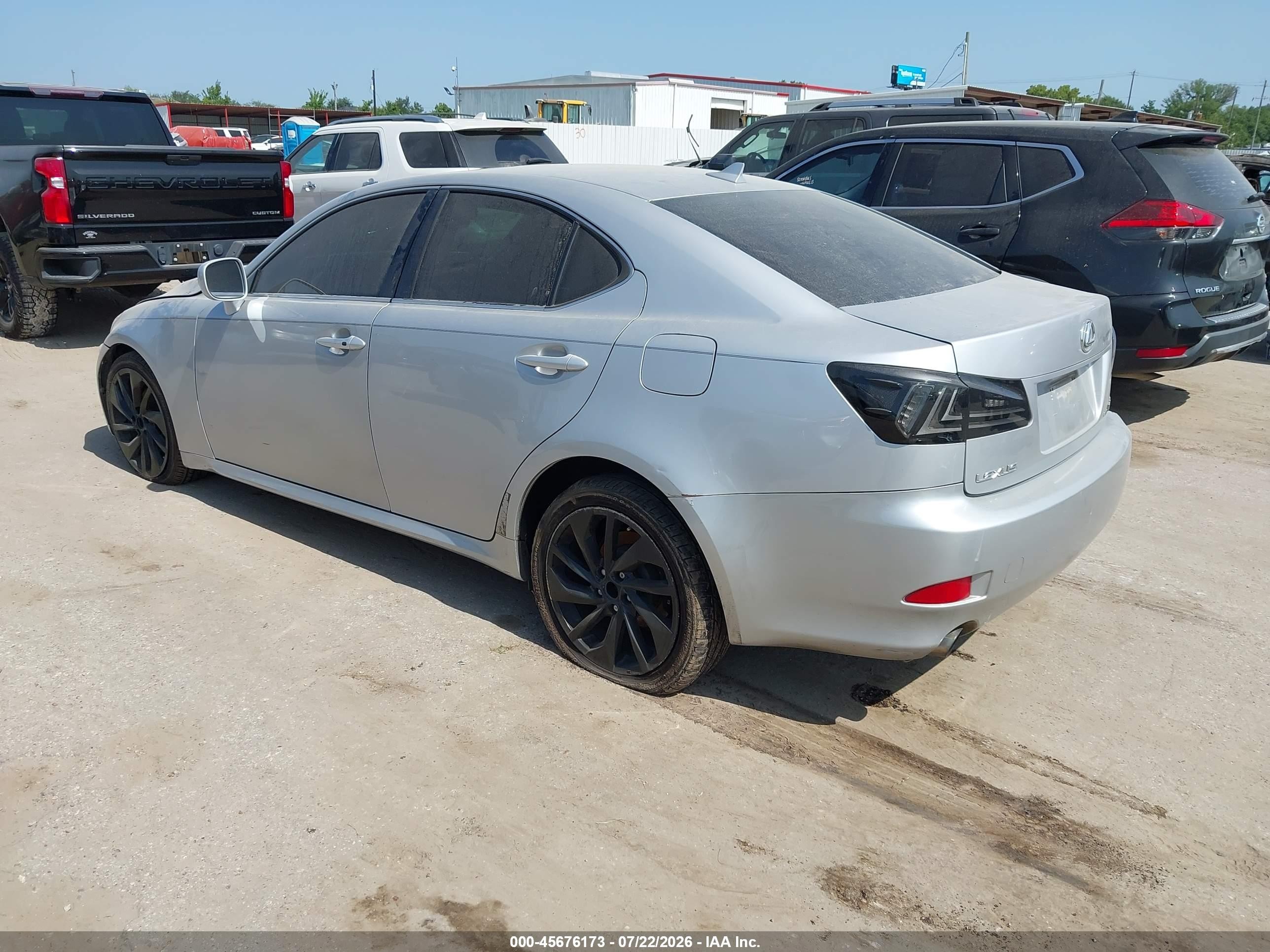 2007 Lexus Is 250   Silver vin: JTHCK262275008091