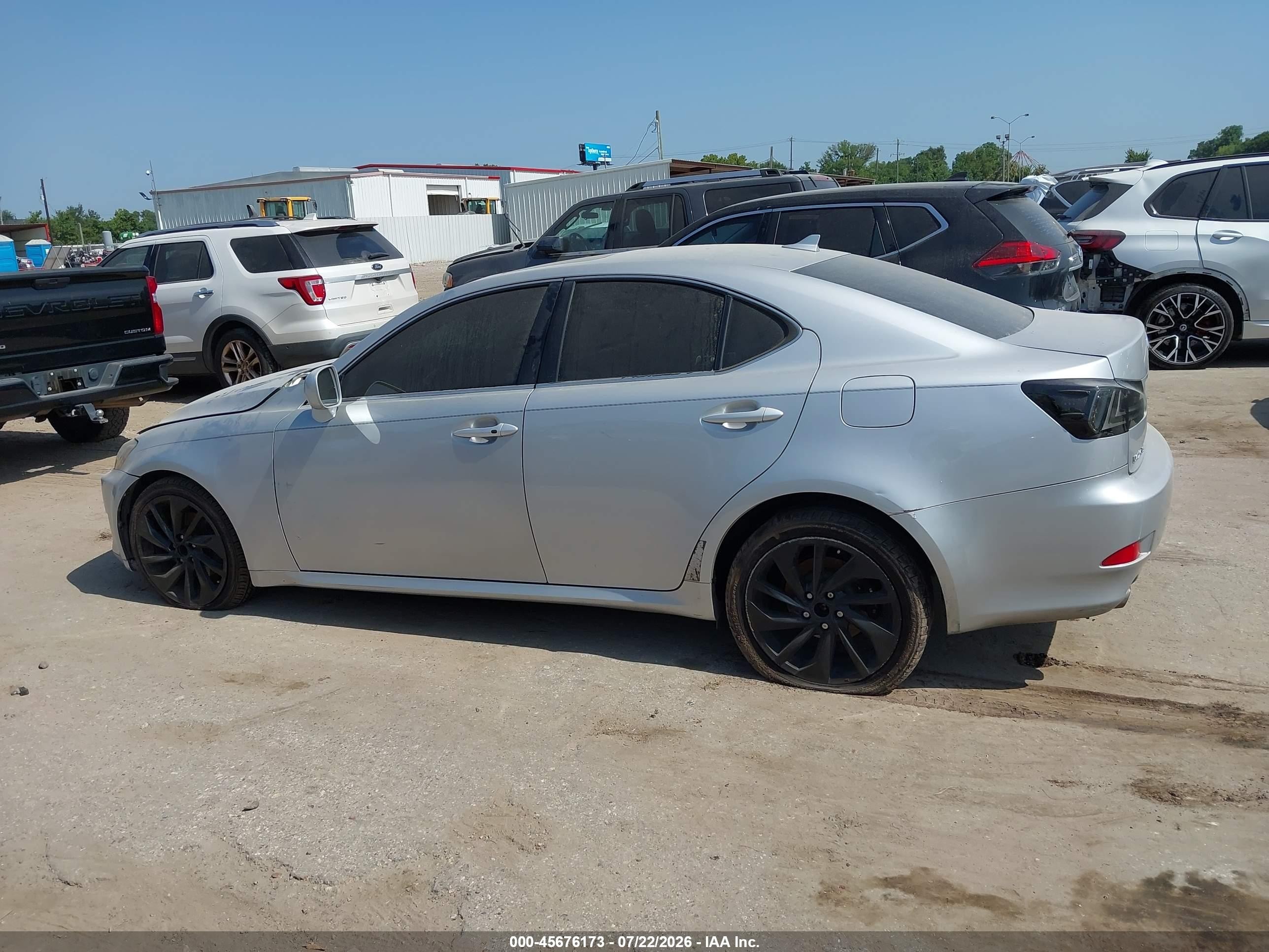 2007 Lexus Is 250   Silver vin: JTHCK262275008091