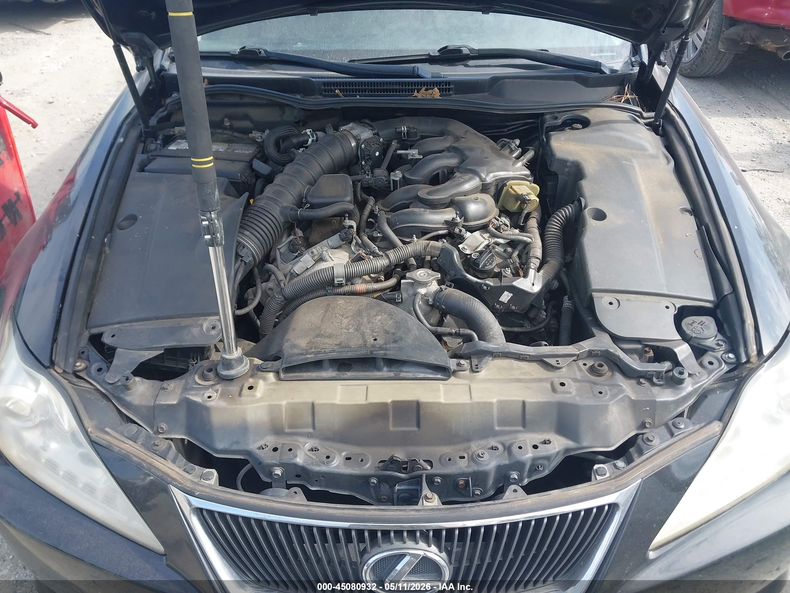 2008 Lexus Is 250   Черный vin: JTHCK262282027288