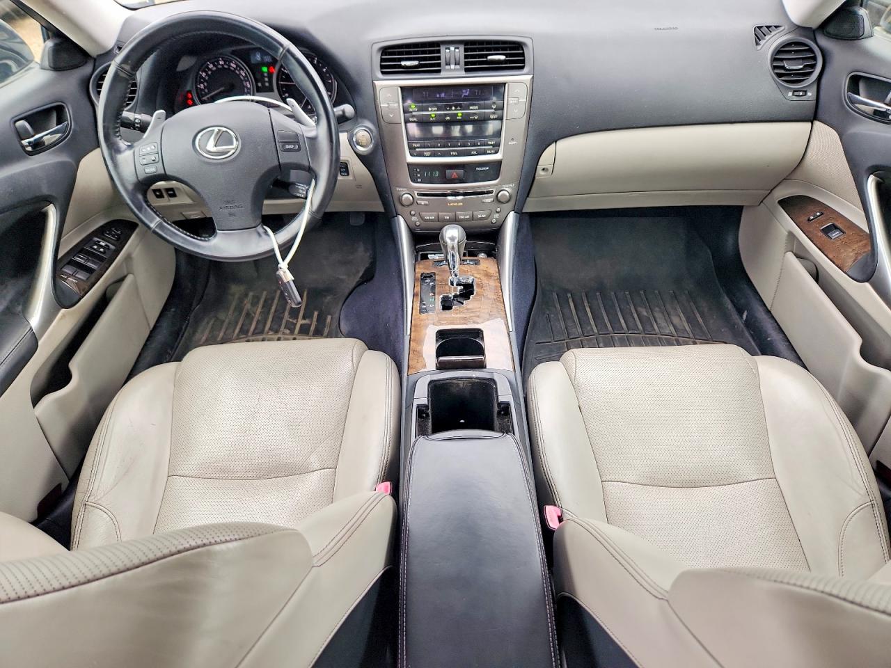 2009 Lexus Is 250 Black vin: JTHCK262292029236