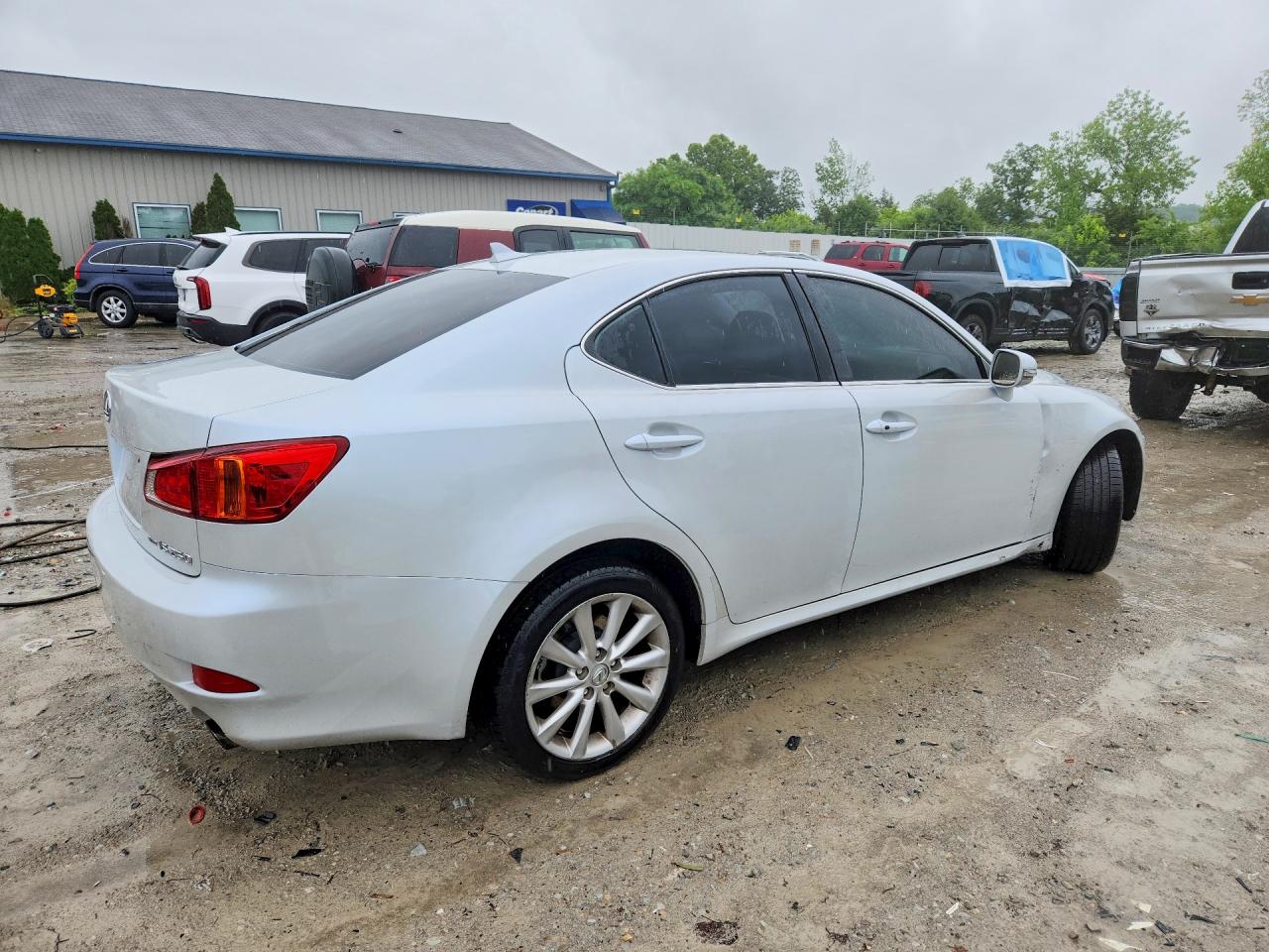 2009 Lexus Is 250 White vin: JTHCK262292032055