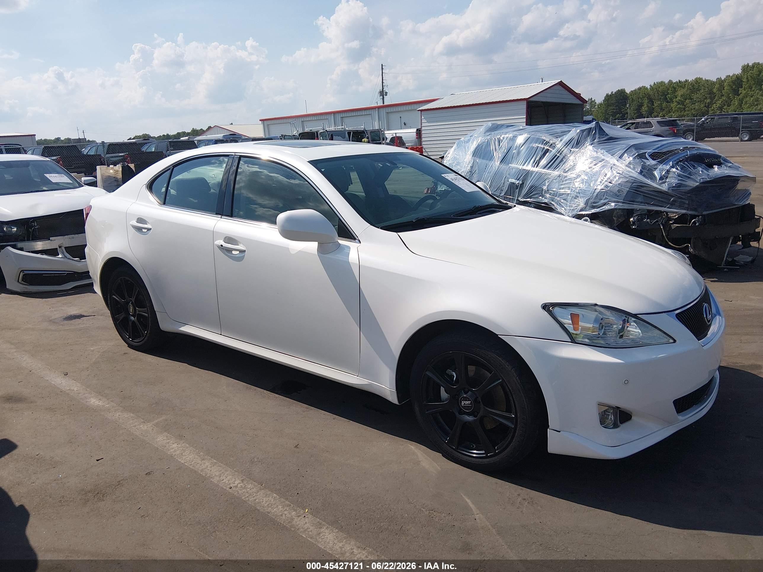 2006 Lexus Is 250   White vin: JTHCK262362000436