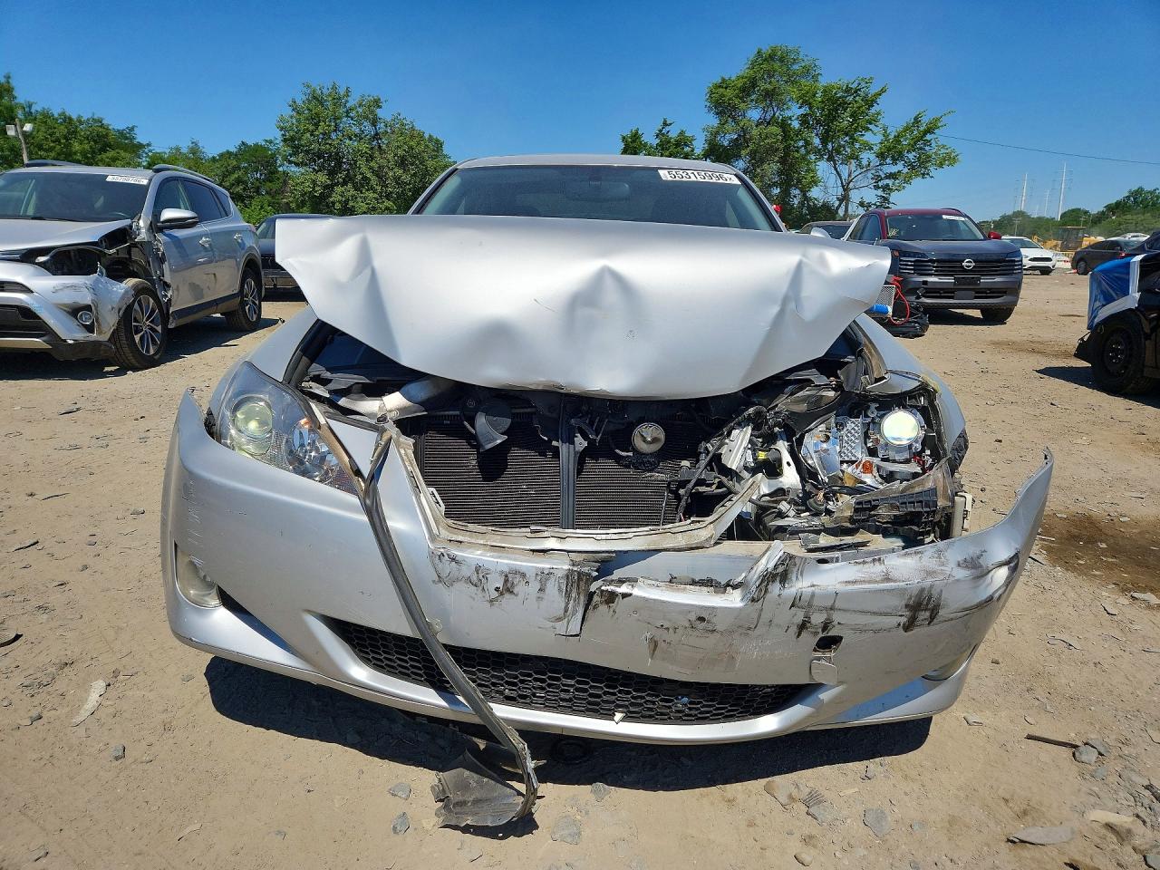 2007 Lexus Is 250 Silver vin: JTHCK262372011521