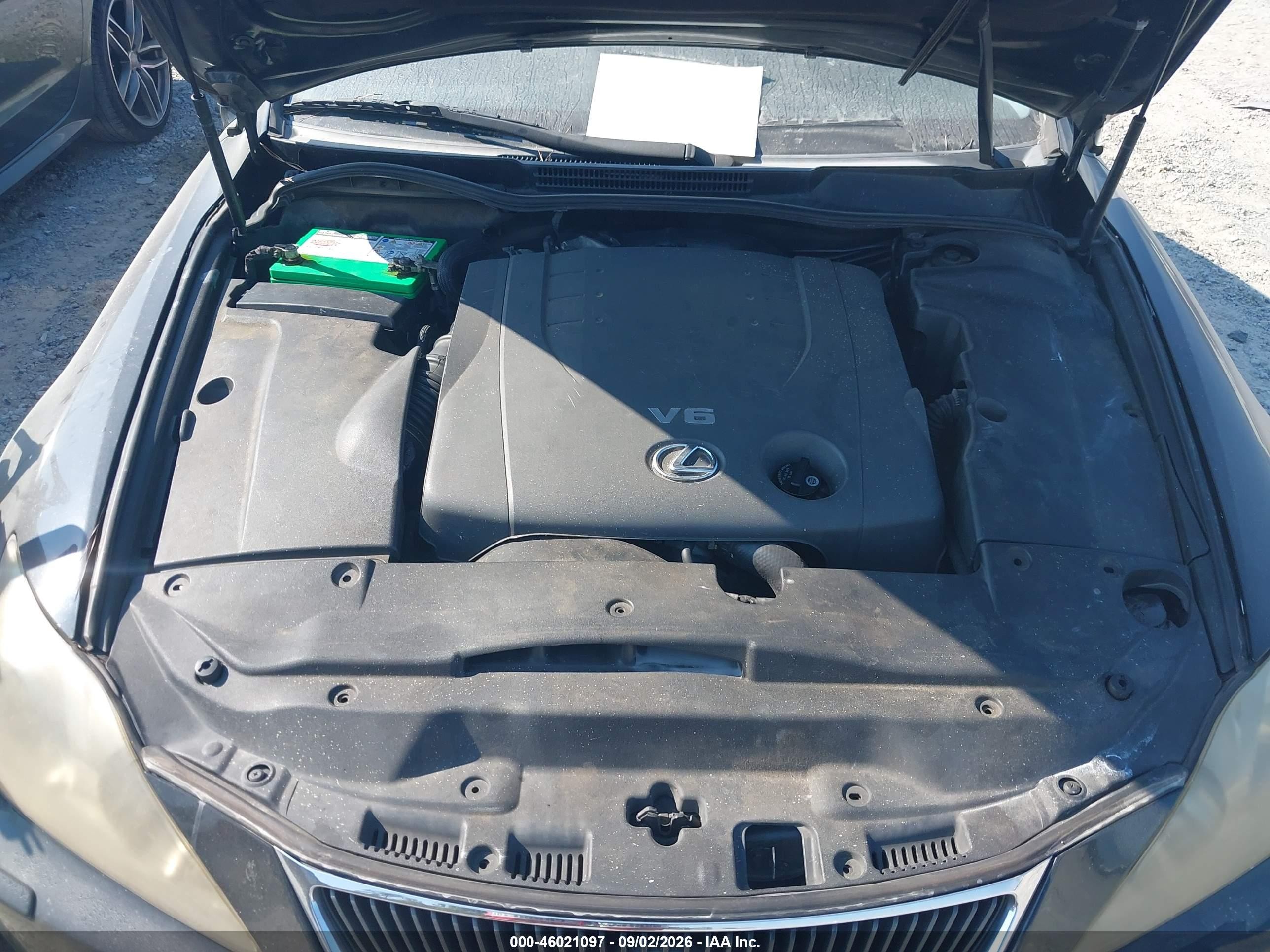 2007 Lexus Is 250   Black vin: JTHCK262372016542