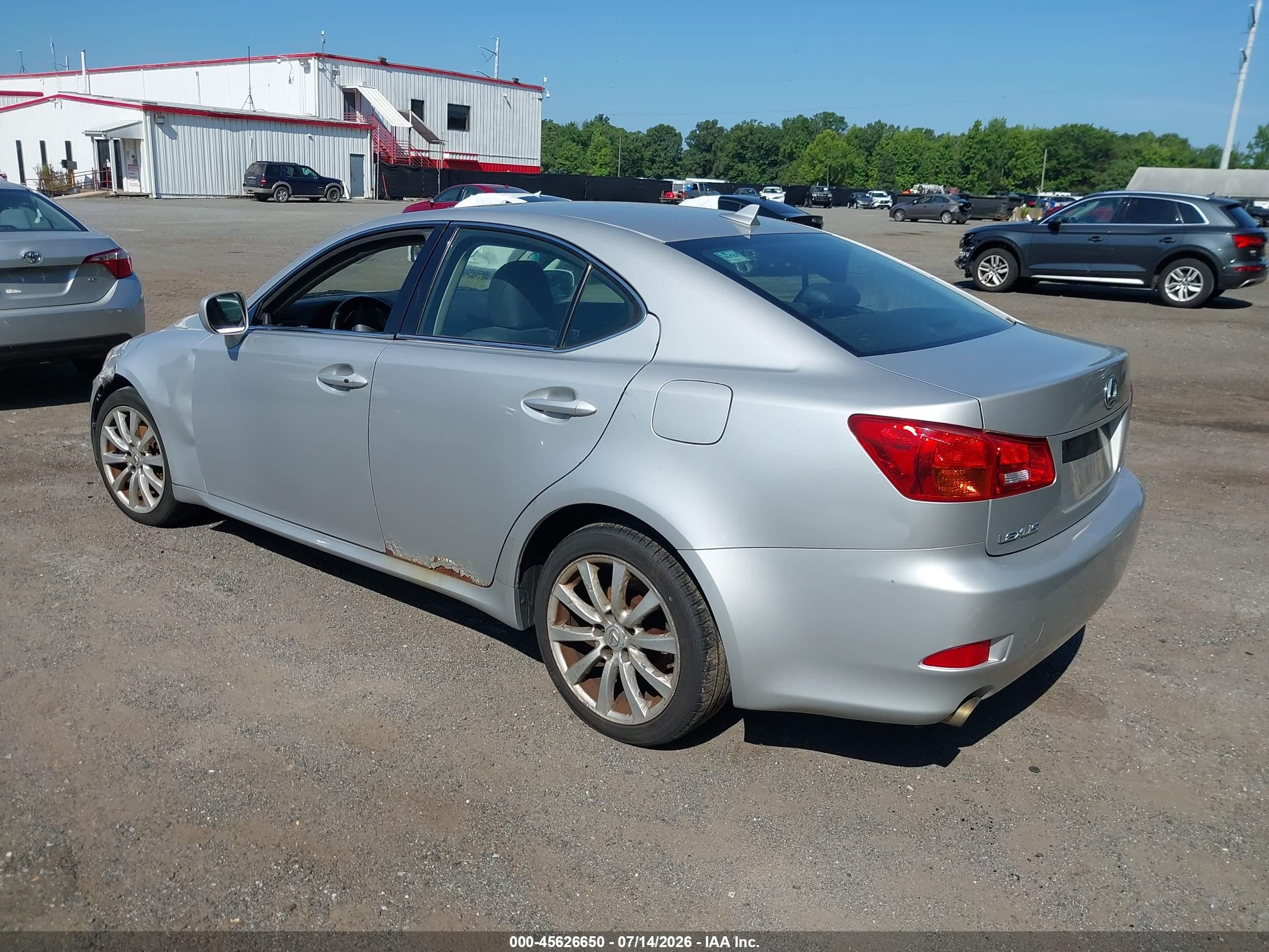 2007 Lexus Is 250   Silver vin: JTHCK262375012120