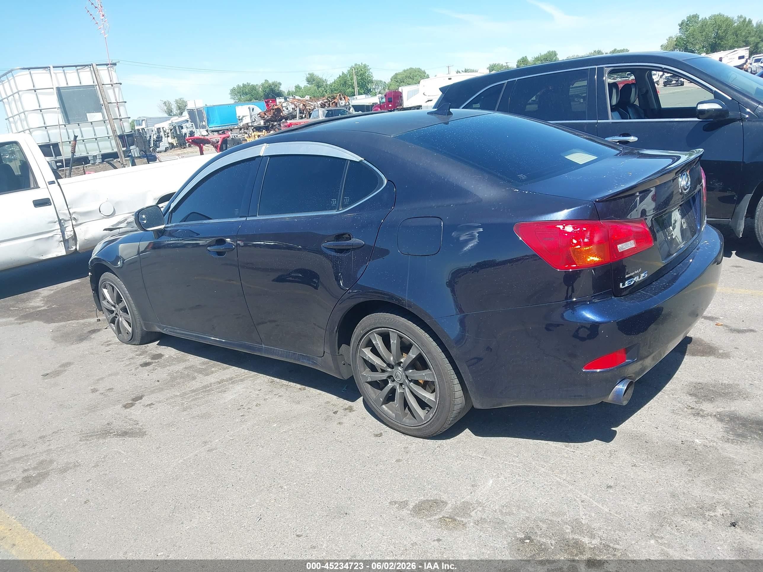 2008 Lexus Is 250   Dark Blue vin: JTHCK262382023072