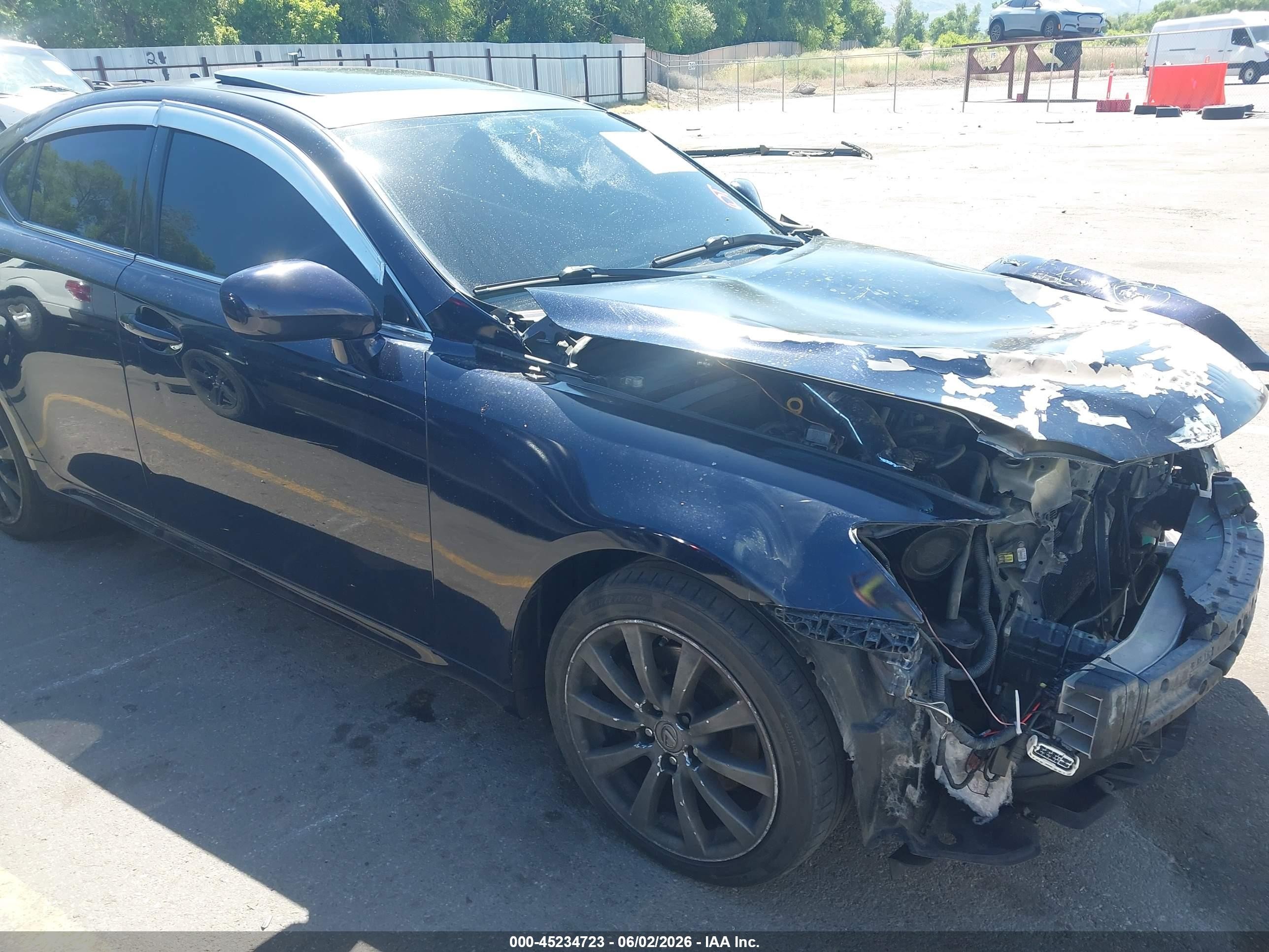 2008 Lexus Is 250   Dark Blue vin: JTHCK262382023072