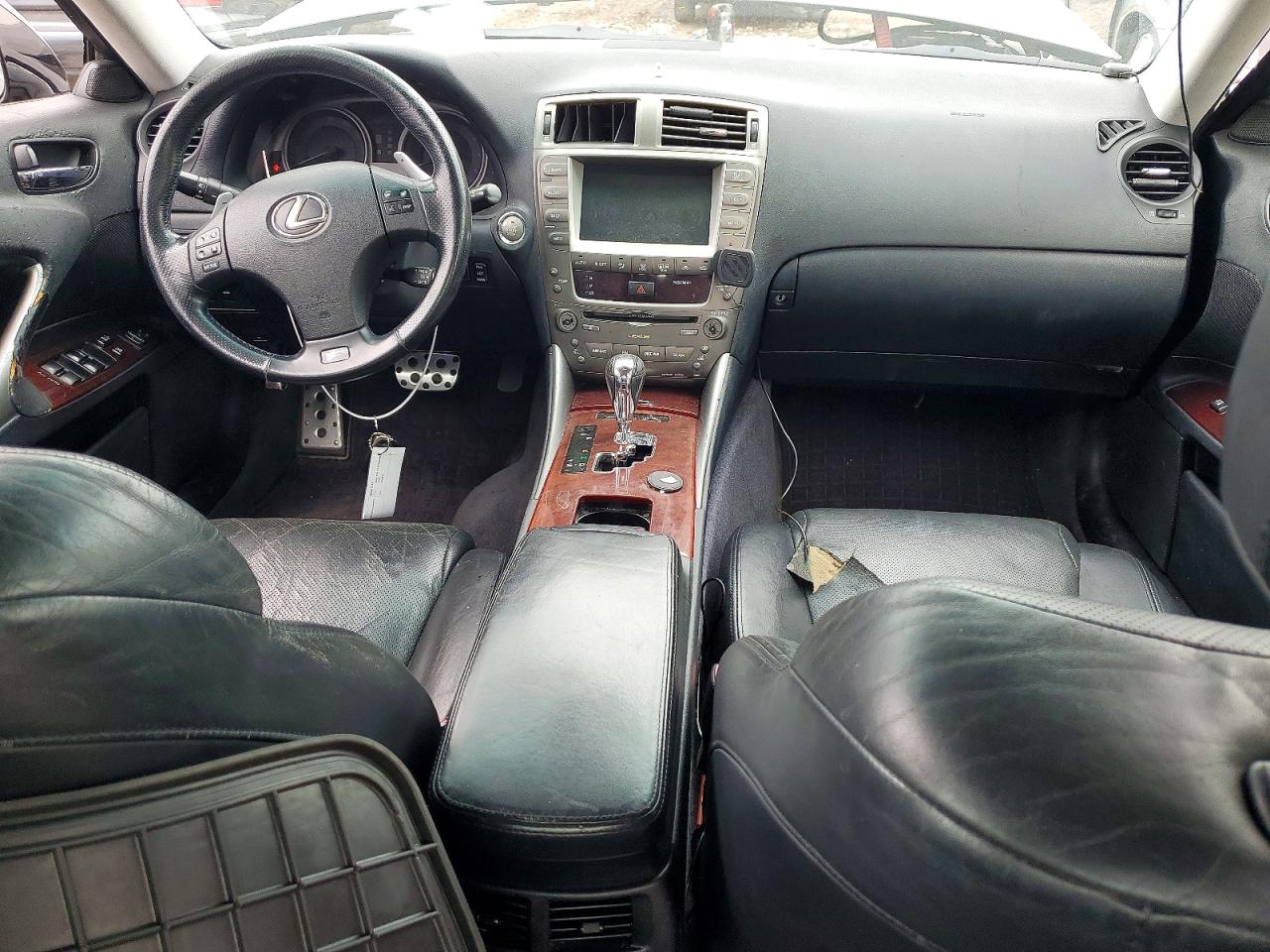 2008 Lexus Is 250 Black vin: JTHCK262382024030