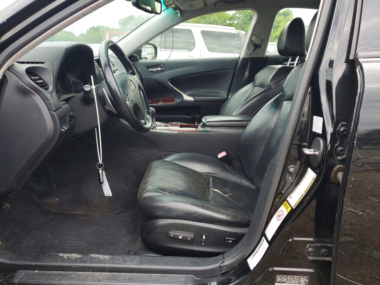 2008 Lexus Is 250 Black vin: JTHCK262382024030