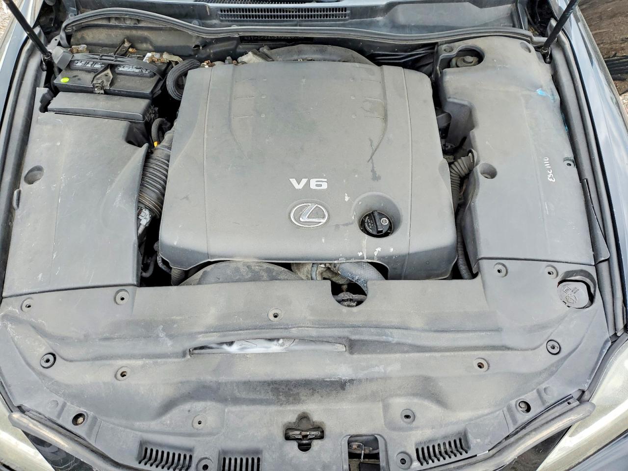2008 Lexus Is 250 Black vin: JTHCK262382024030