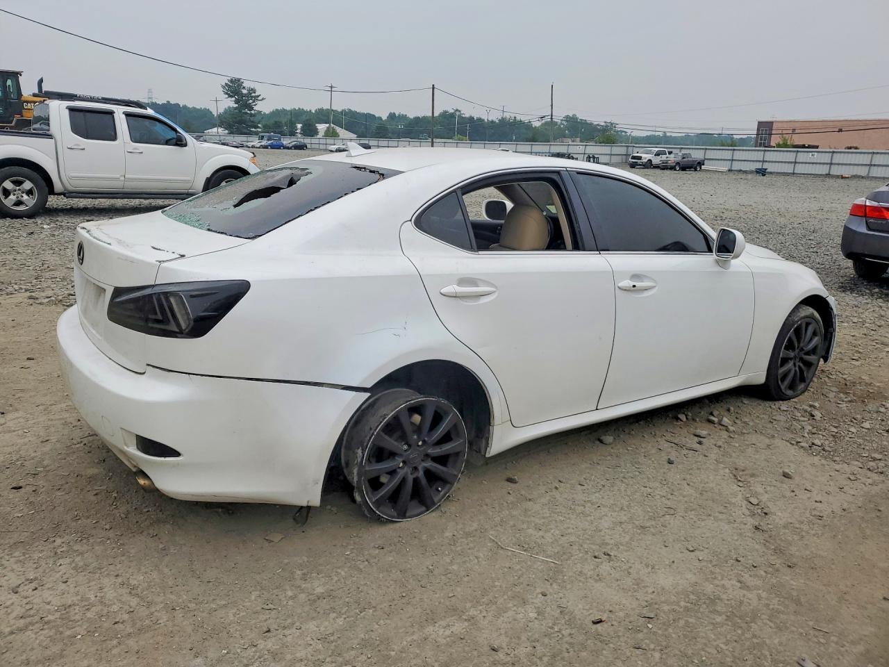 2008 Lexus Is 250 White vin: JTHCK262382026988