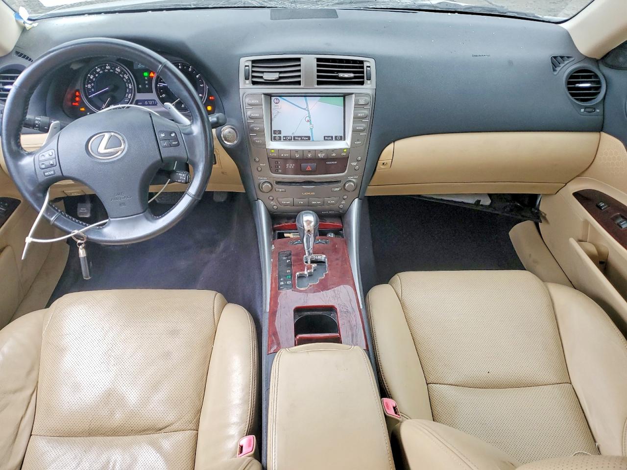 2008 Lexus Is 250 White vin: JTHCK262382026988