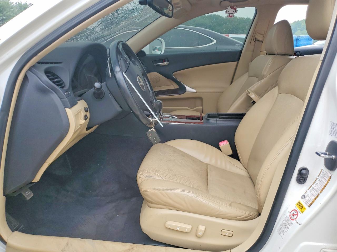 2008 Lexus Is 250 White vin: JTHCK262382026988