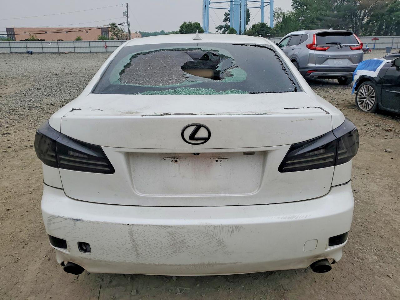2008 Lexus Is 250 White vin: JTHCK262382026988