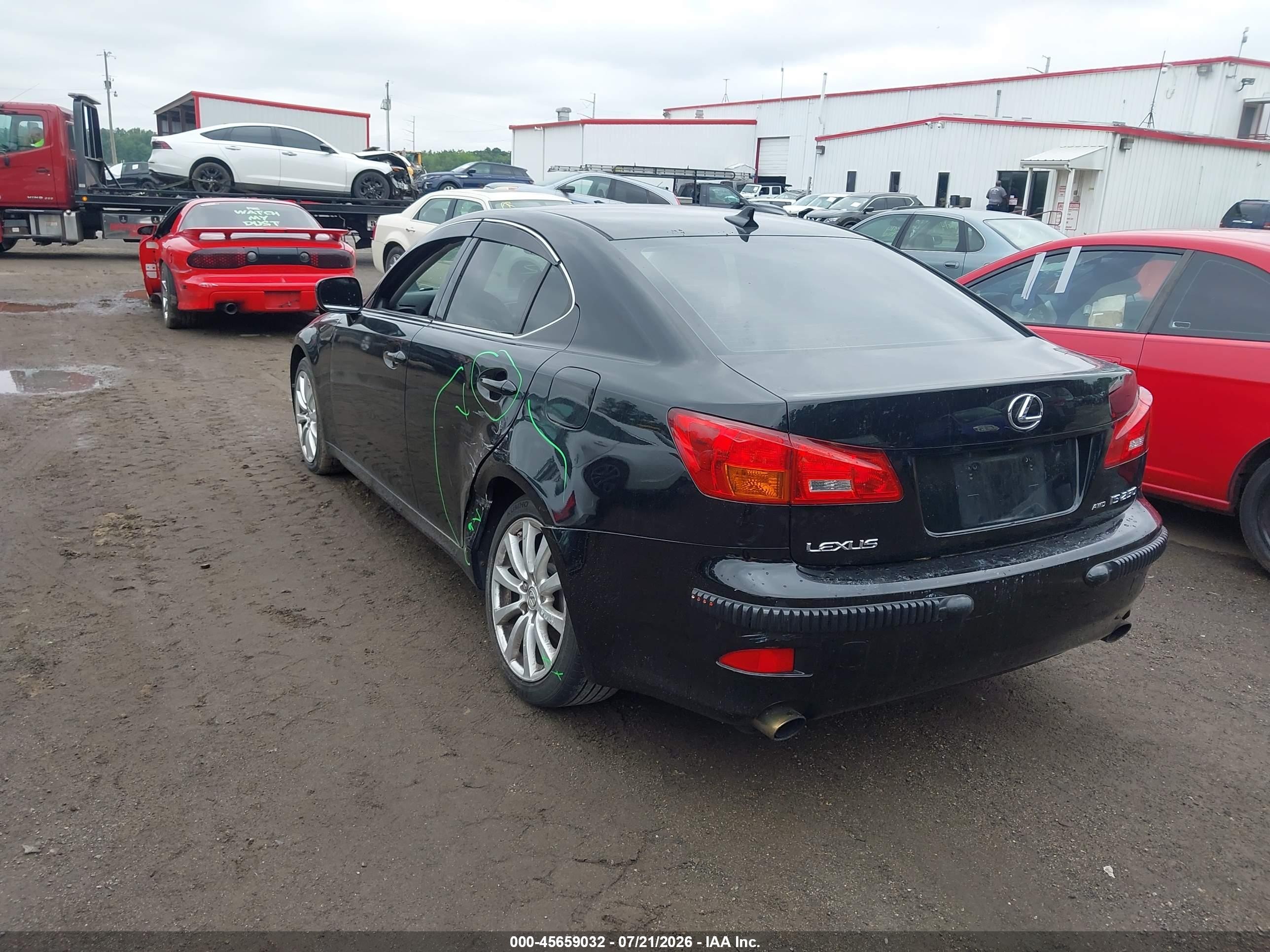 2008 Lexus Is 250   Черный vin: JTHCK262385020400