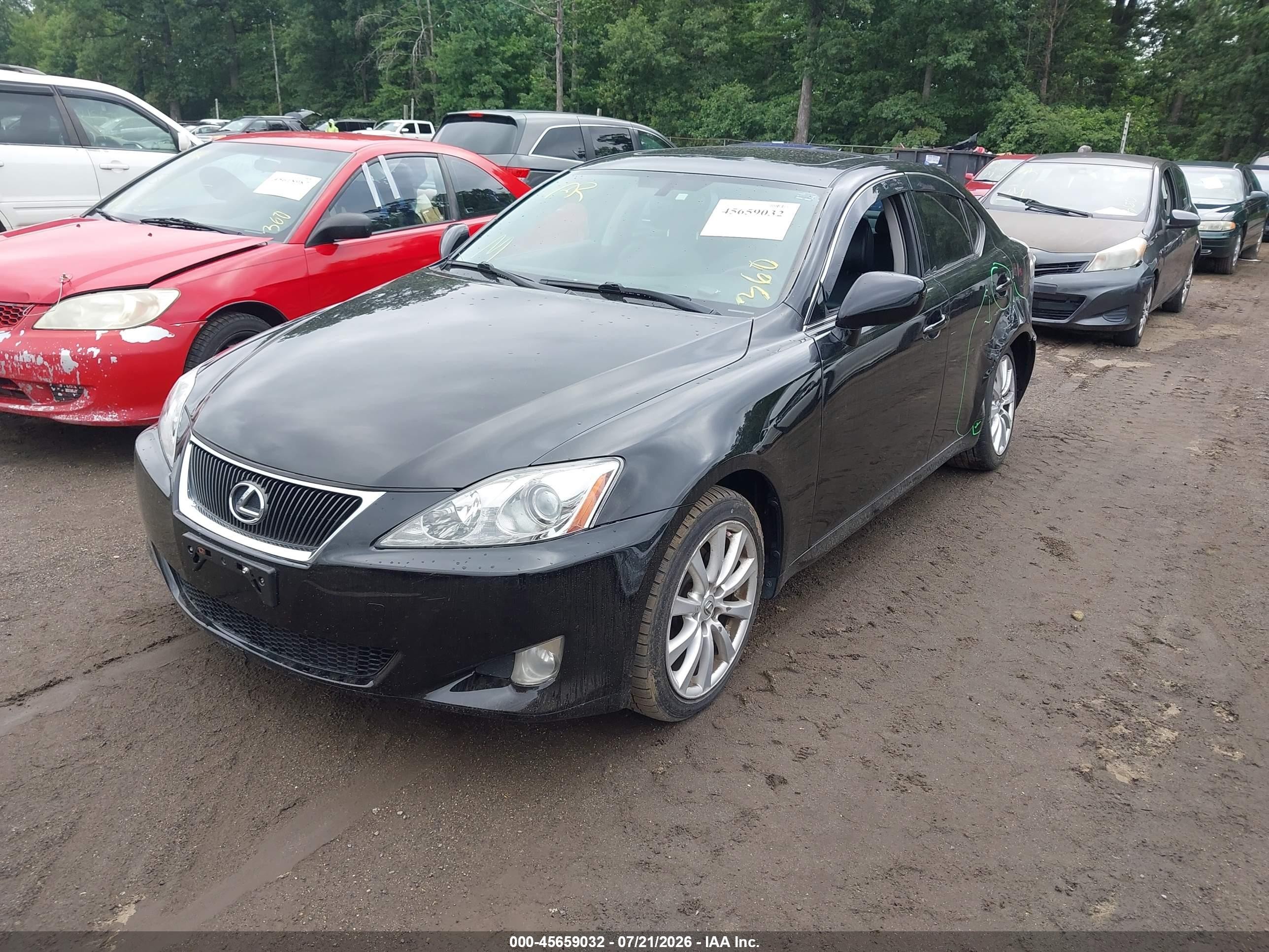 2008 Lexus Is 250   Черный vin: JTHCK262385020400