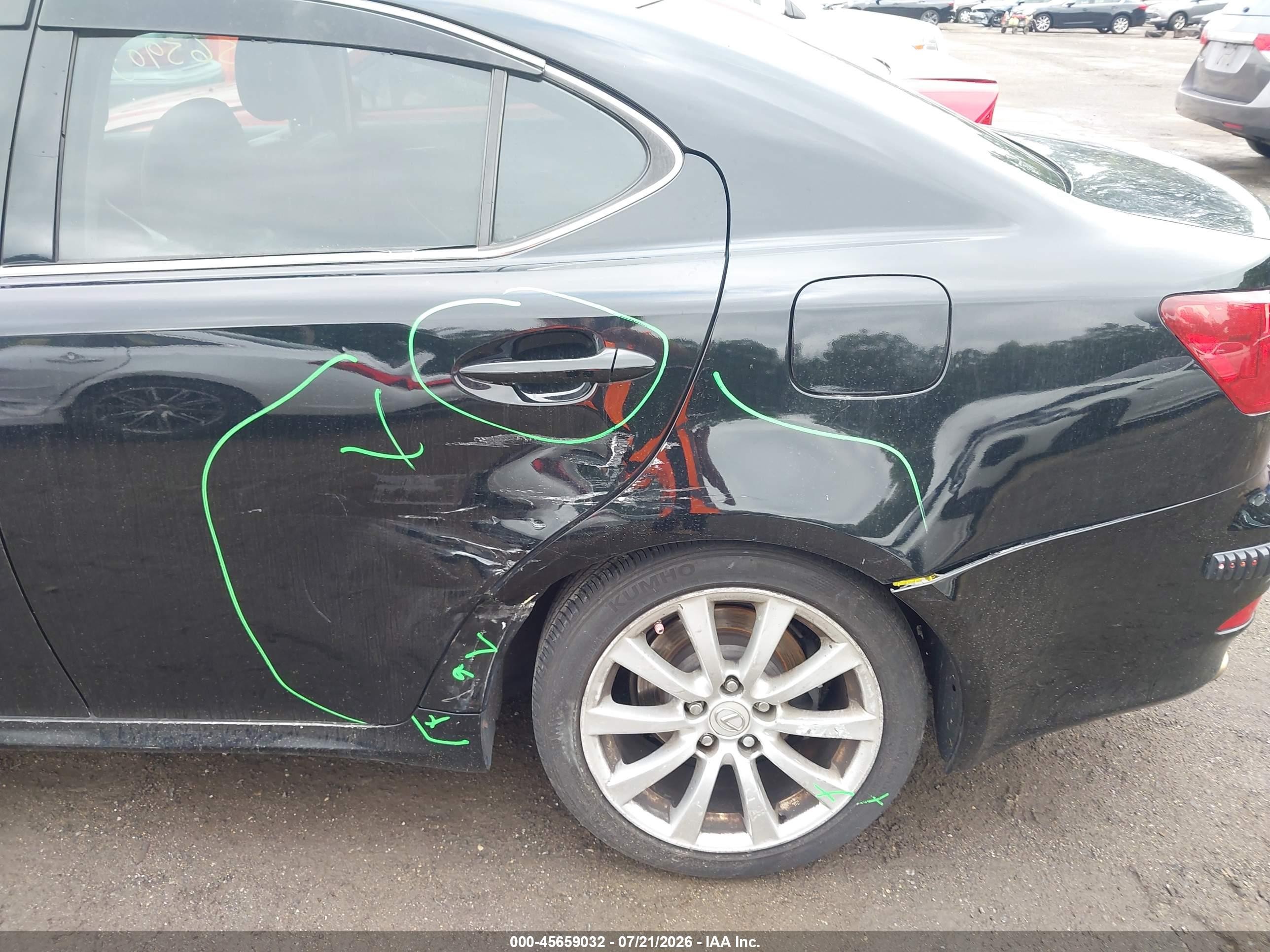 2008 Lexus Is 250   Черный vin: JTHCK262385020400