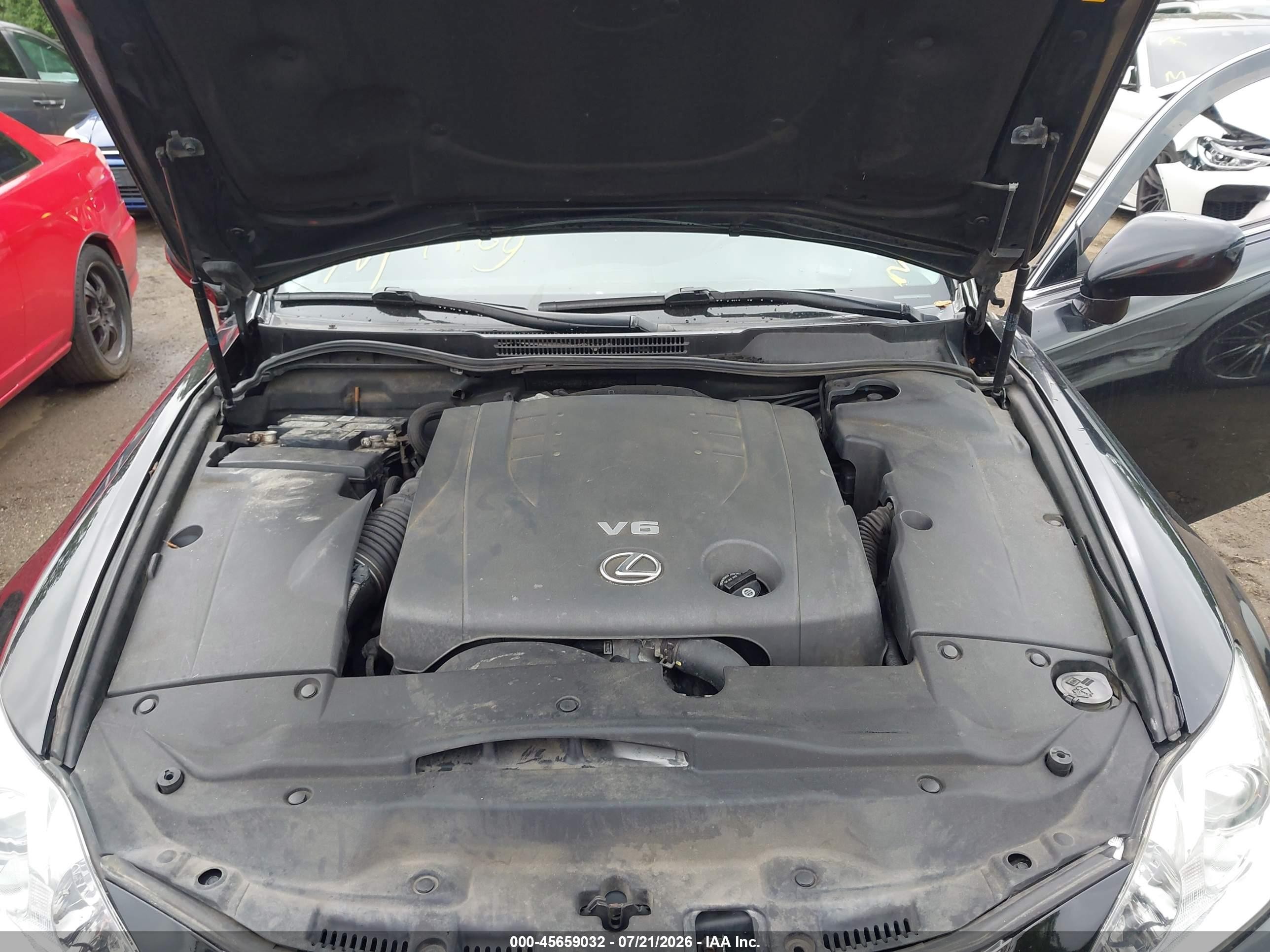 2008 Lexus Is 250   Черный vin: JTHCK262385020400