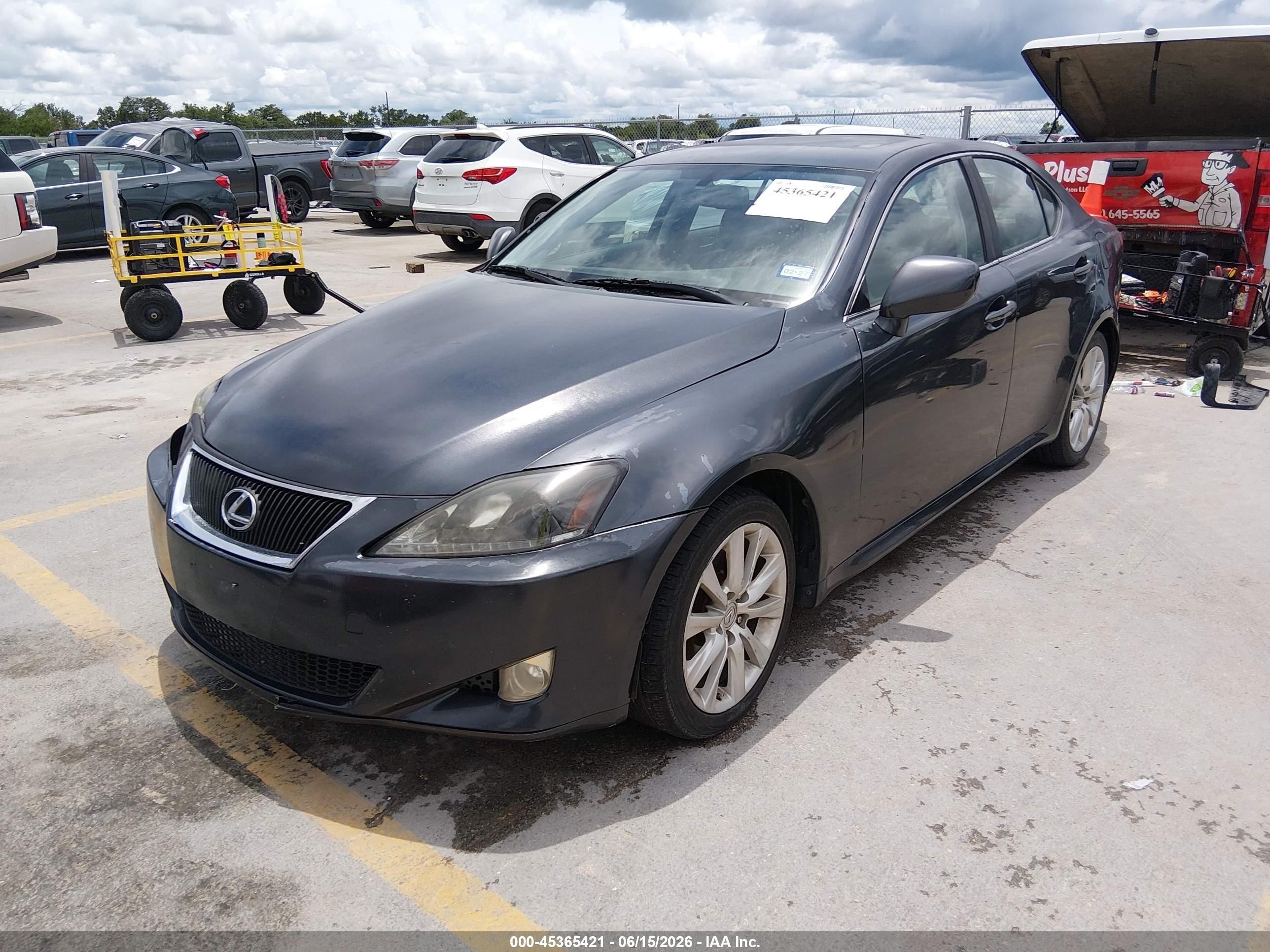 2008 Lexus Is 250   Gray vin: JTHCK262385024334