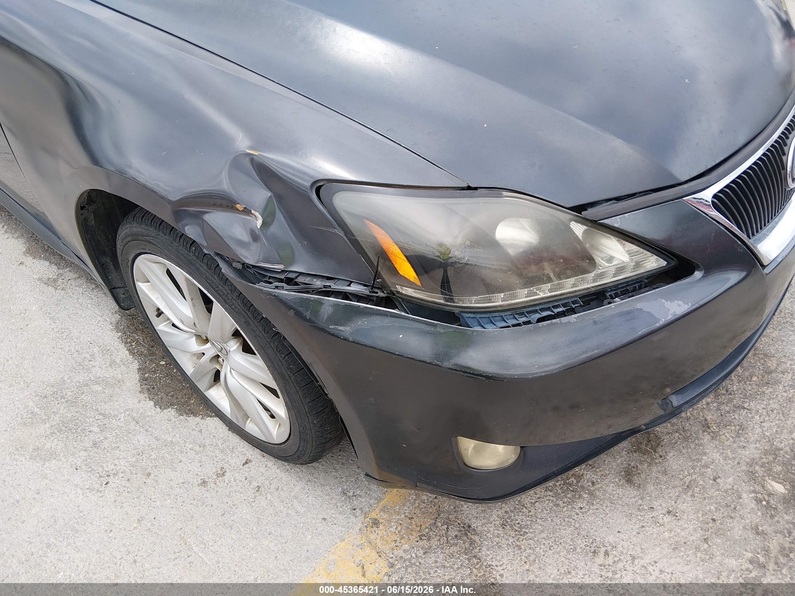 2008 Lexus Is 250   Gray vin: JTHCK262385024334