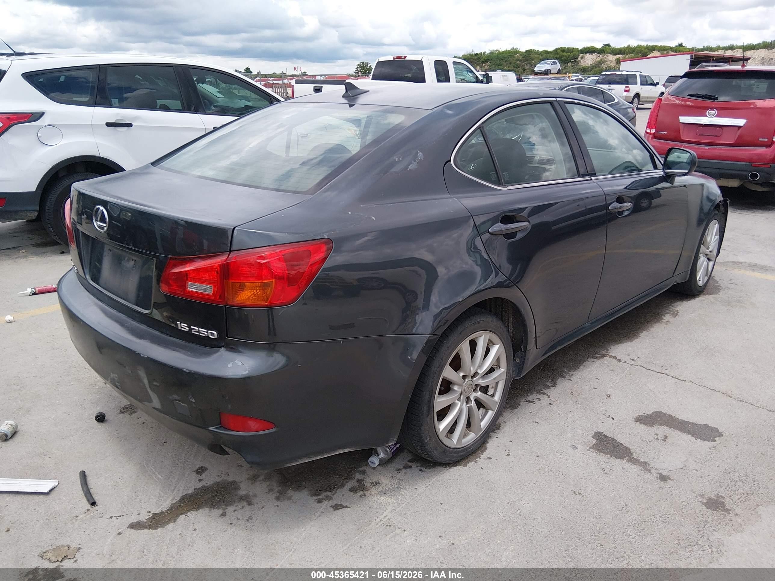 2008 Lexus Is 250   Gray vin: JTHCK262385024334