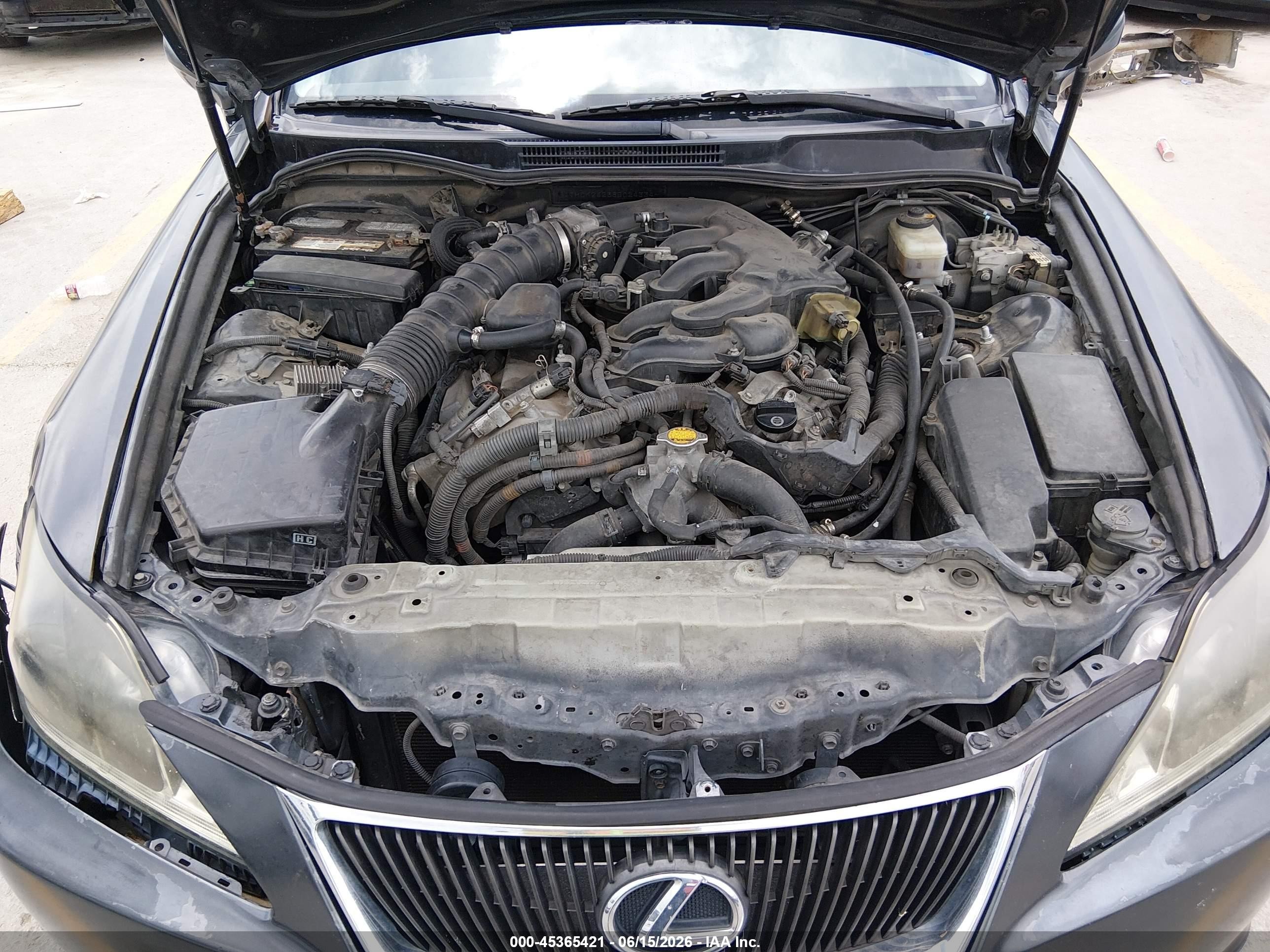 2008 Lexus Is 250   Gray vin: JTHCK262385024334