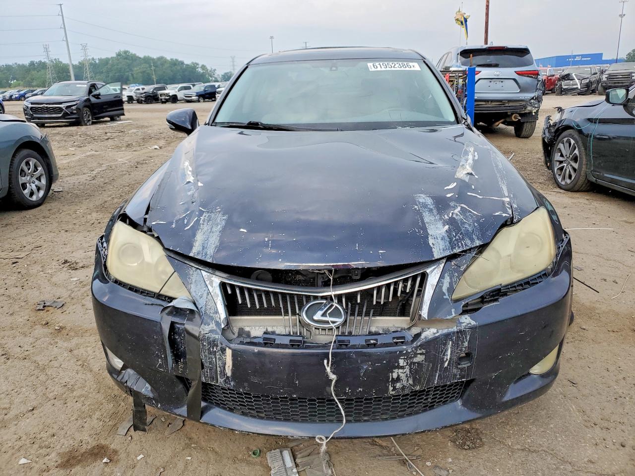 2009 Lexus Is 250 Blue vin: JTHCK262395030829
