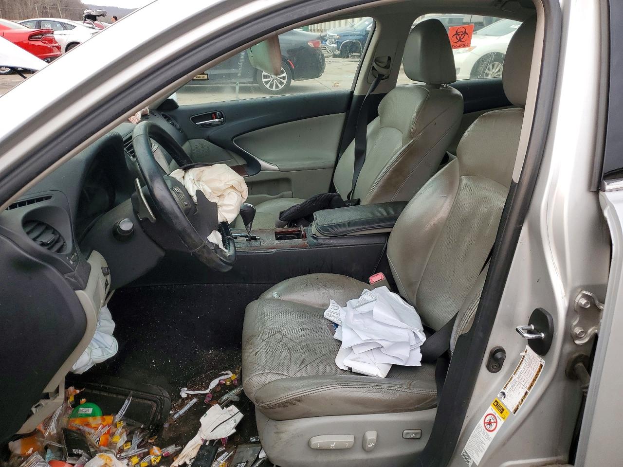 2006 Lexus Is 250 Silver vin: JTHCK262462002955