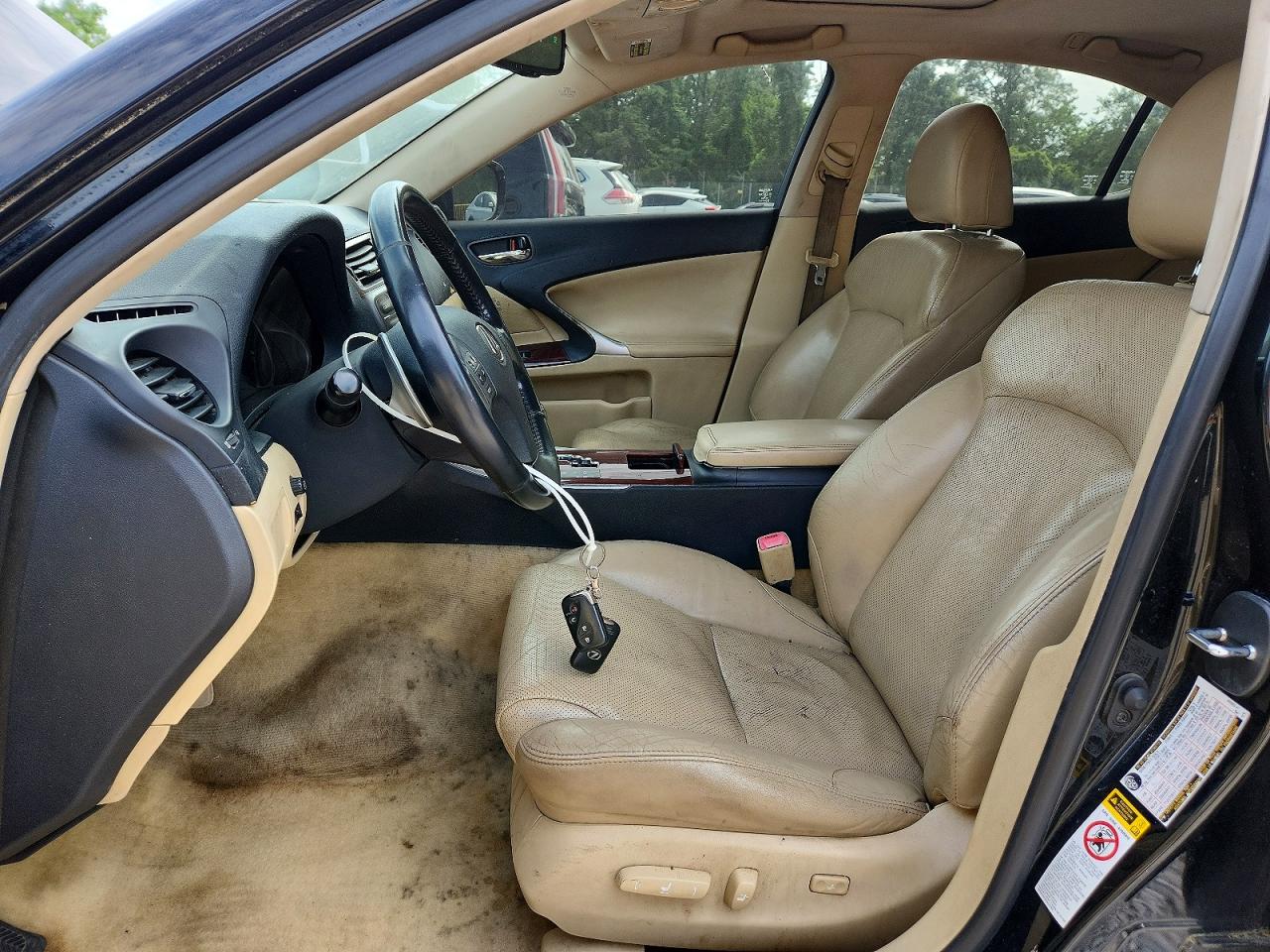 2006 Lexus Is 250 Black vin: JTHCK262462003846