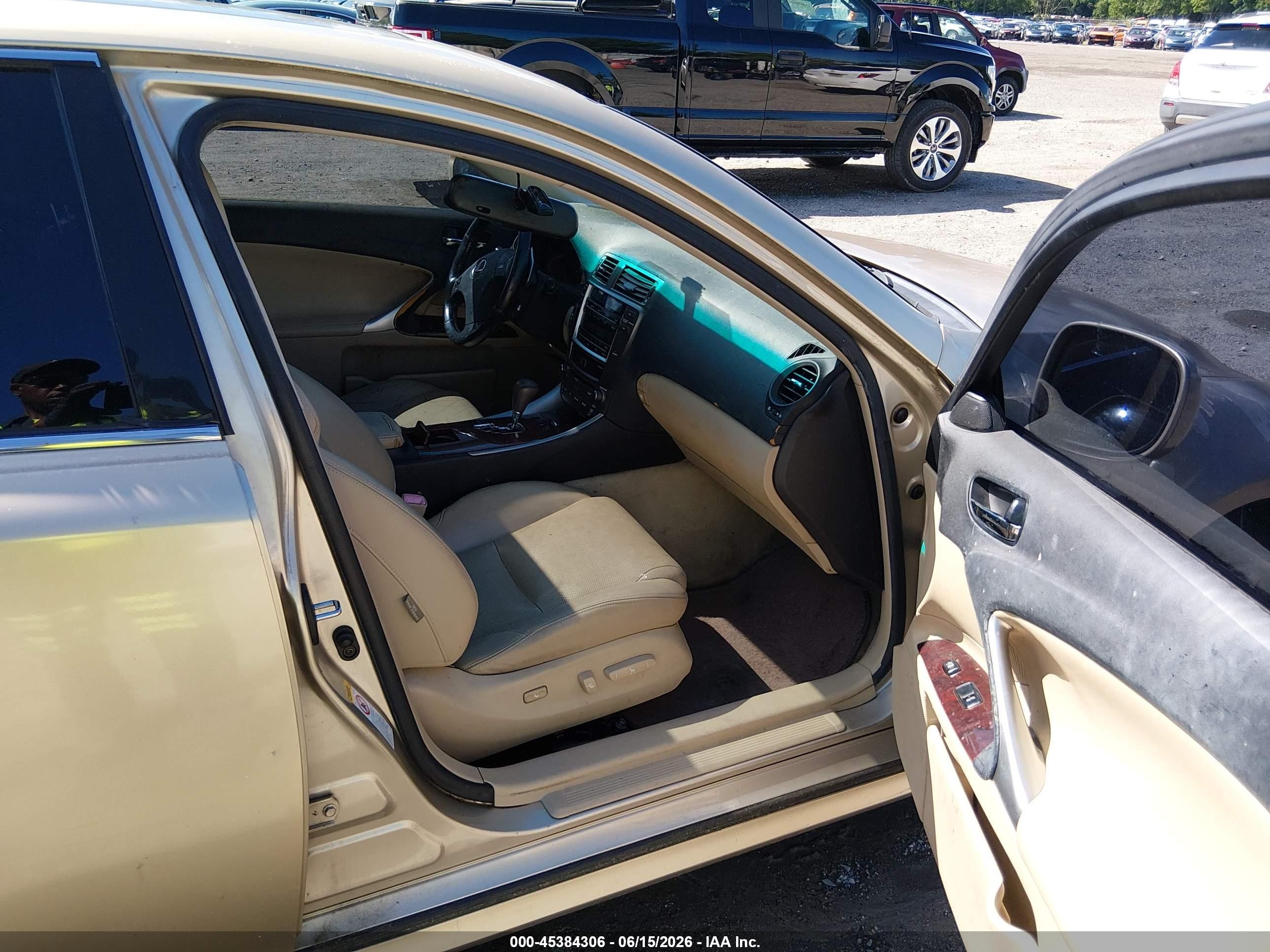 2006 Lexus Is 250 Gold vin: JTHCK262465002999