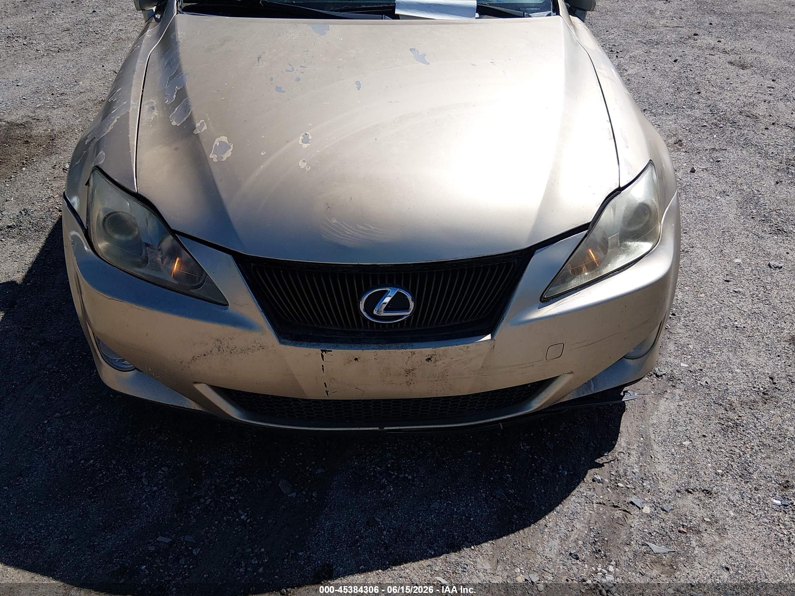 2006 Lexus Is 250 Gold vin: JTHCK262465002999