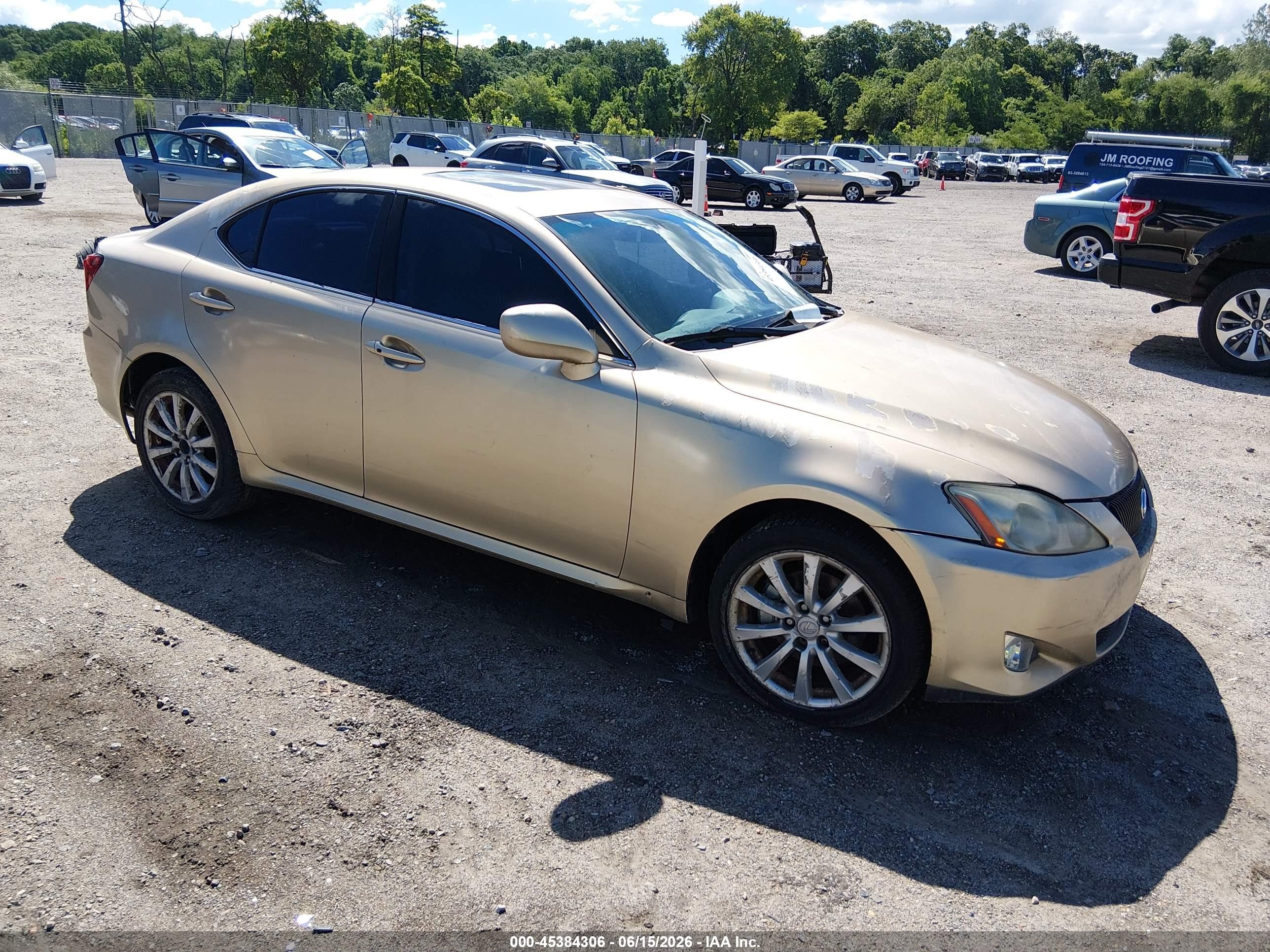 2006 Lexus Is 250 Gold vin: JTHCK262465002999