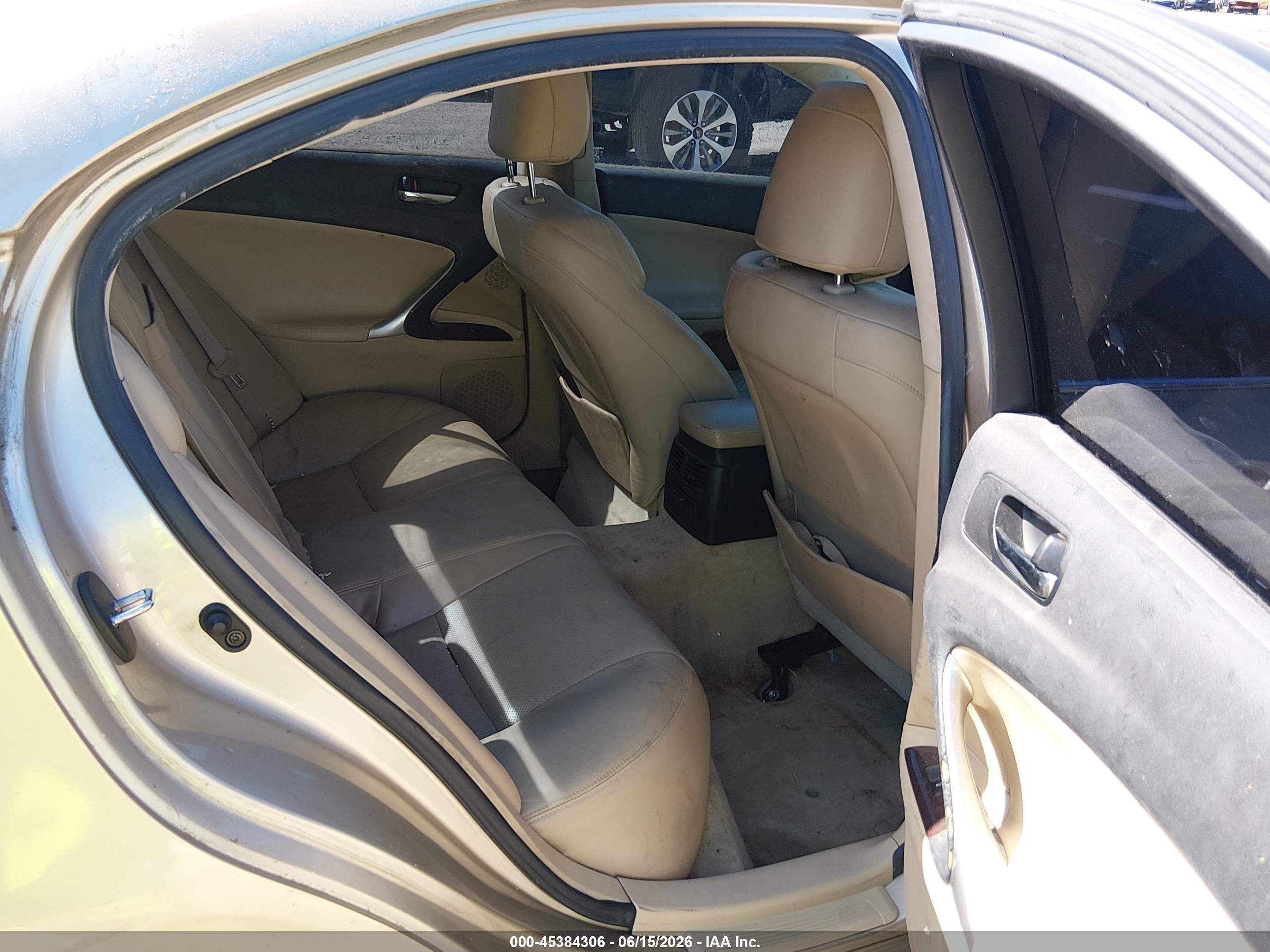 2006 Lexus Is 250 Gold vin: JTHCK262465002999