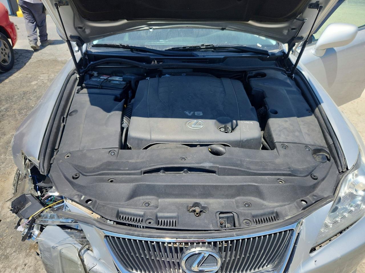 2007 Lexus Is 250 Silver vin: JTHCK262472009535