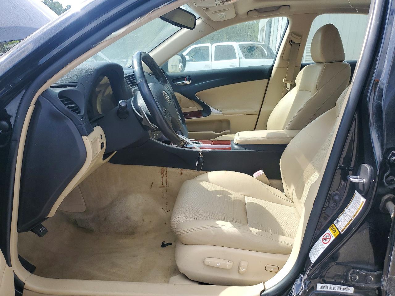 2007 Lexus Is 250 Black vin: JTHCK262472010698