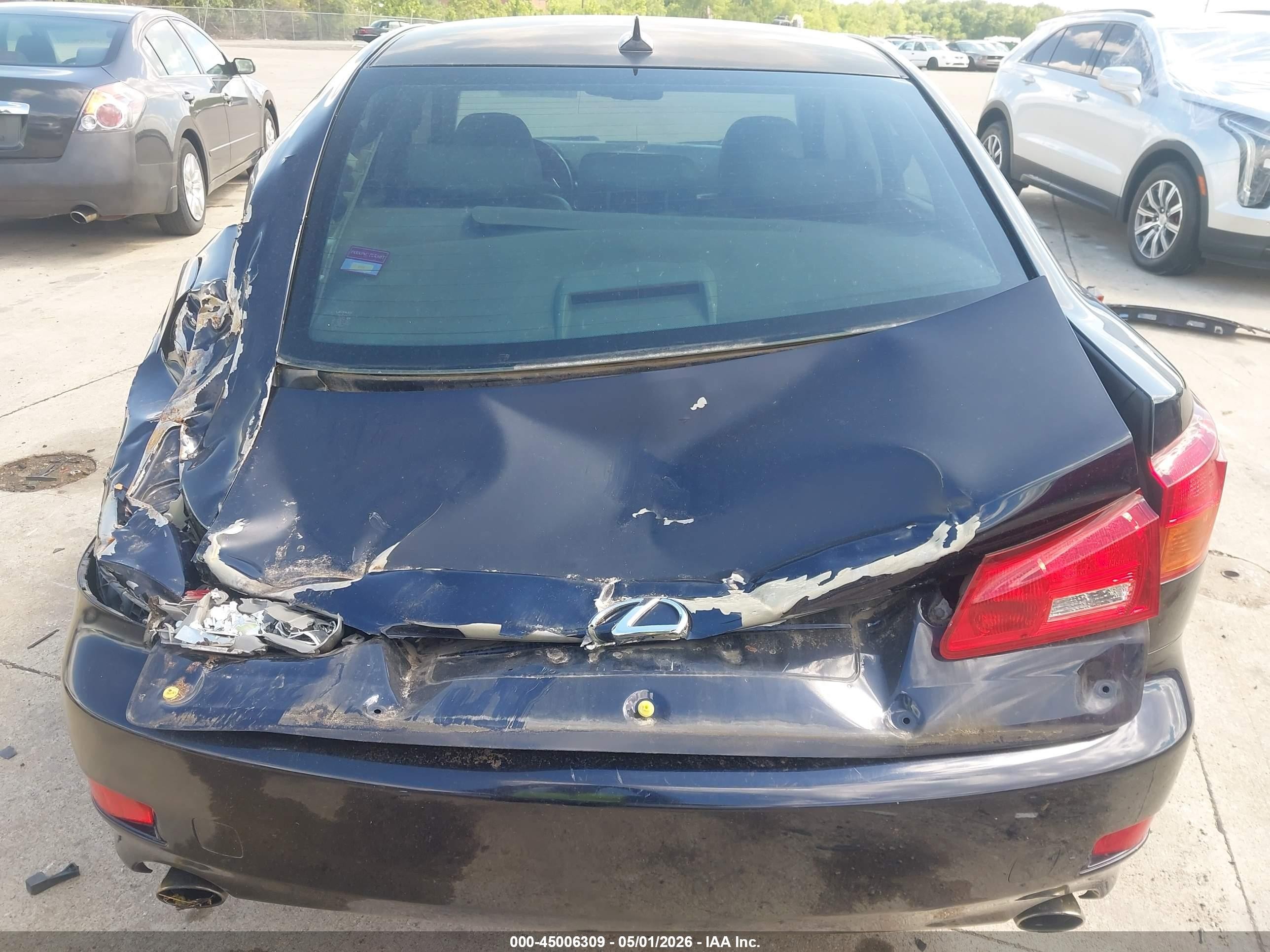 2007 Lexus Is 250 Black vin: JTHCK262472013651