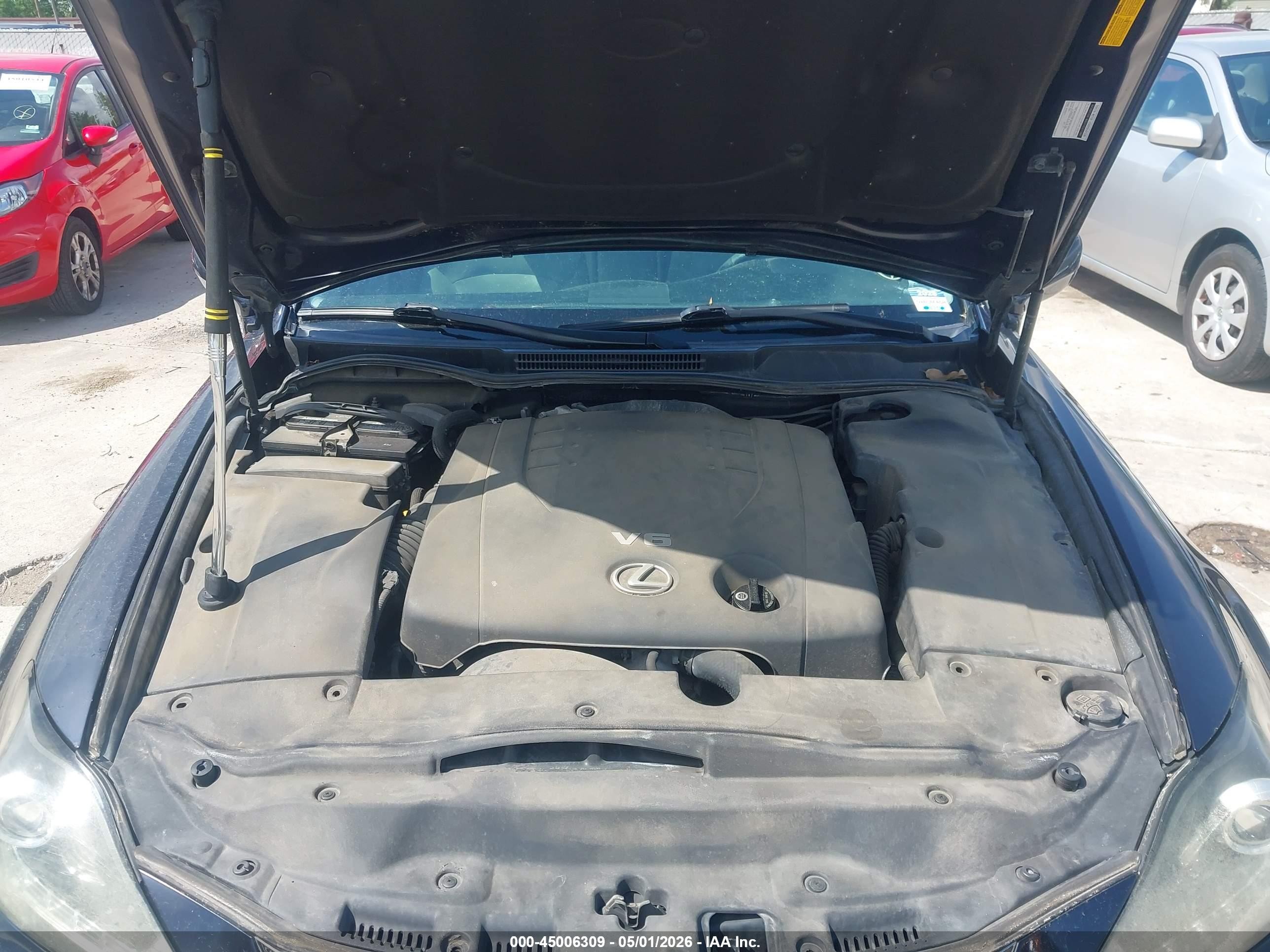 2007 Lexus Is 250 Black vin: JTHCK262472013651