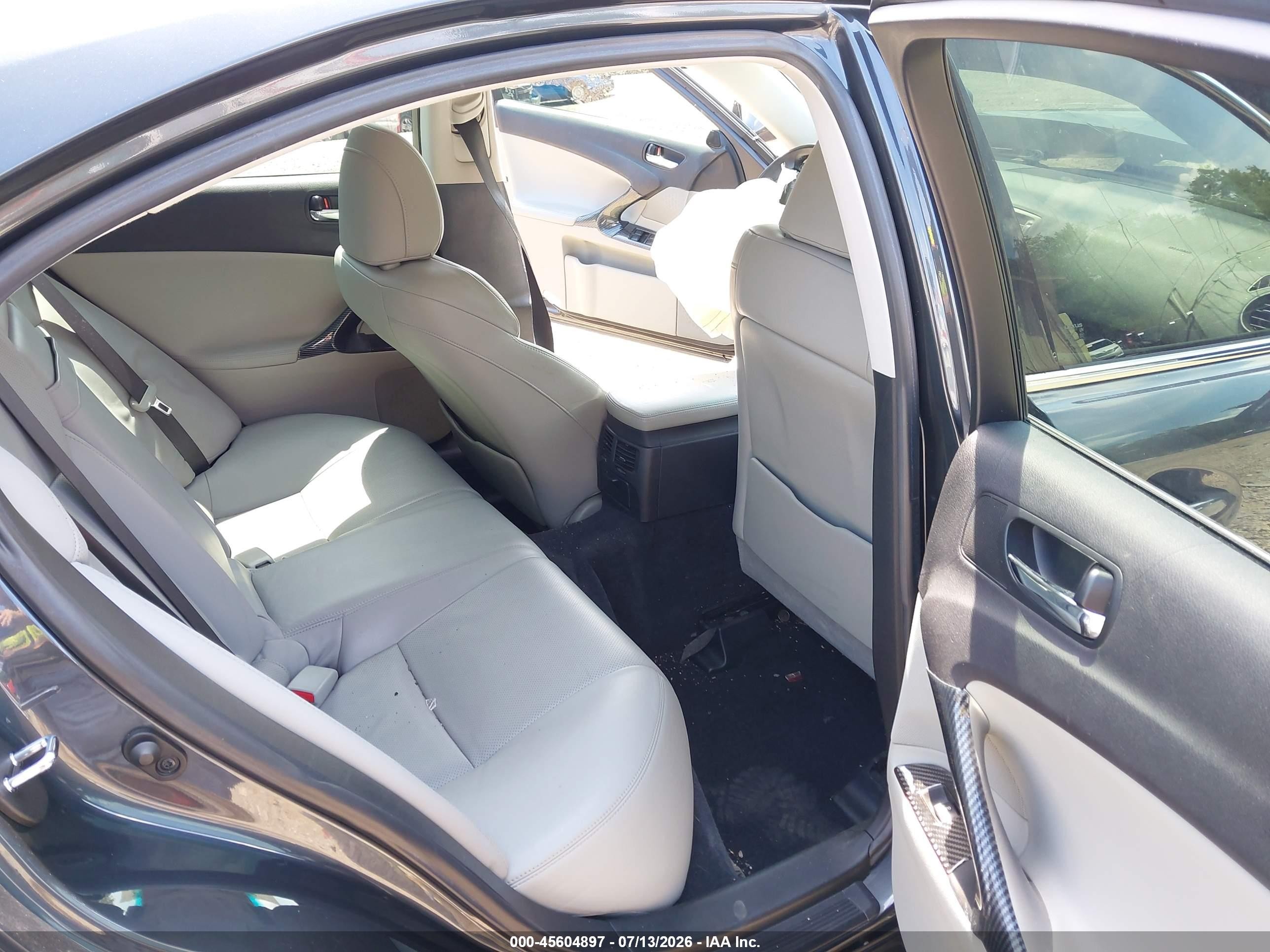 2007 Lexus Is 250   Gray vin: JTHCK262475009176
