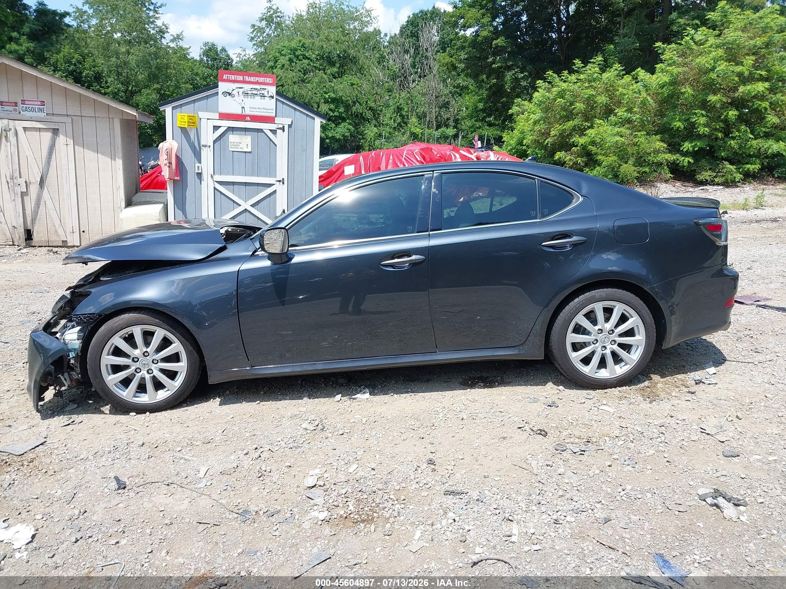 2007 Lexus Is 250   Gray vin: JTHCK262475009176