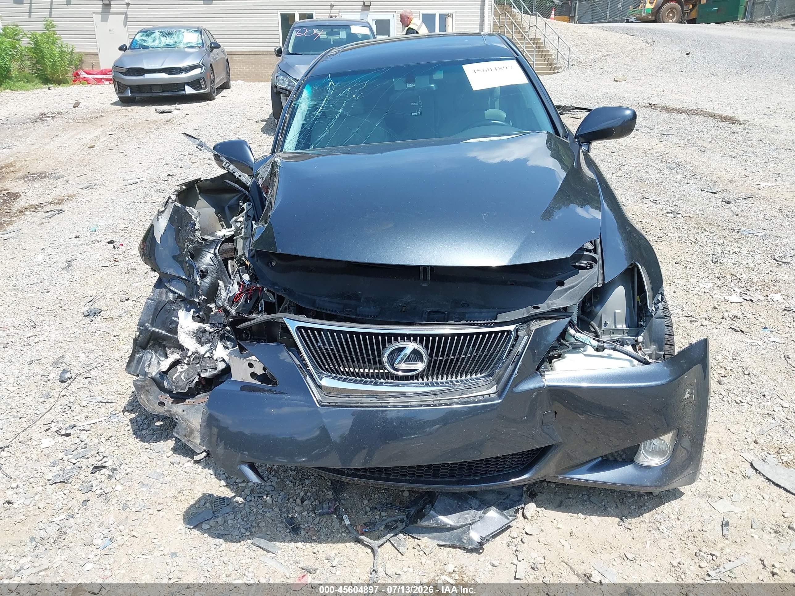 2007 Lexus Is 250   Gray vin: JTHCK262475009176